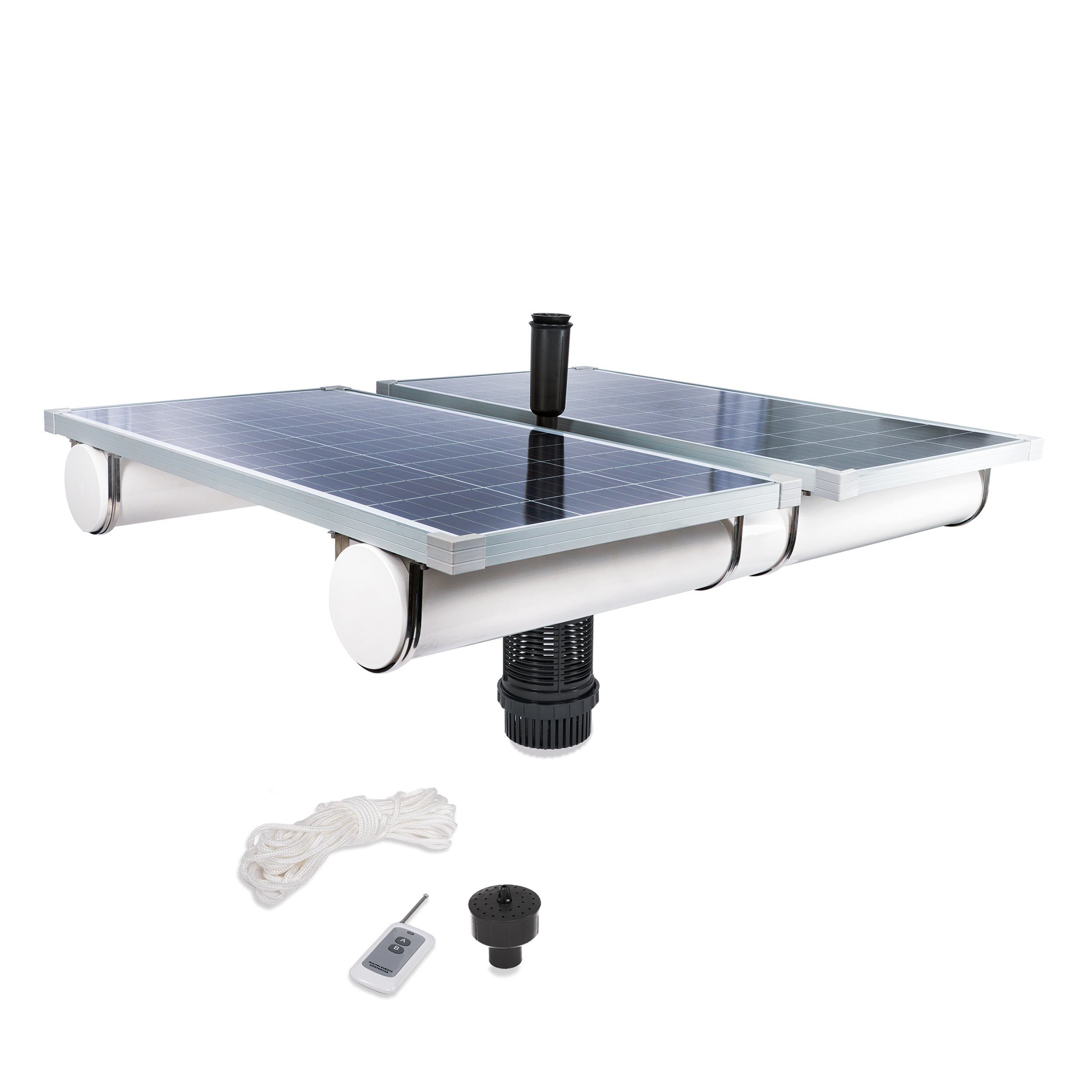 esotec Teichbelüfter 160/5000 Schwimmender Solar Fischteichbelüfter Profi Power 101847, 5000 l/h, (Komplettset)
