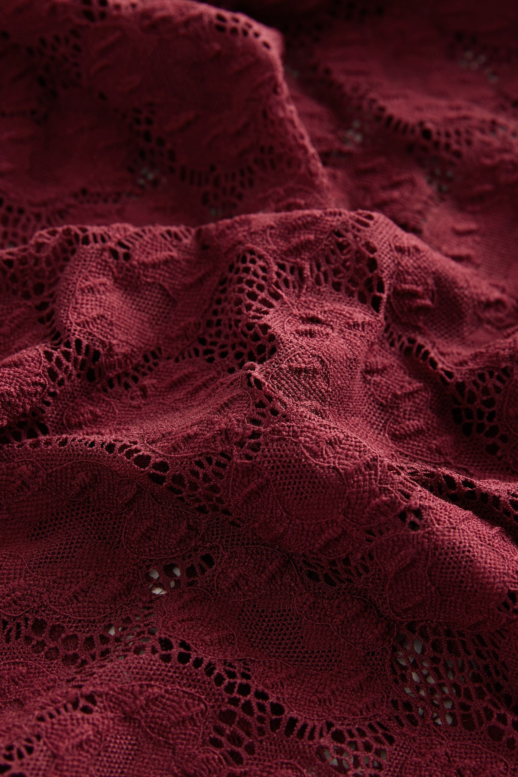 Next Langarmbluse Langarmoberteil mit U-Boot-Ausschnitt und Spitze (1-tlg) günstig online kaufen