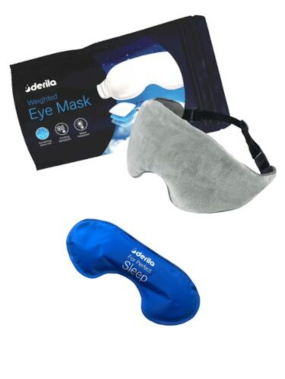 Schlafmaske 3in1 Augenmaske mit Kühlpad für besseren Schlaf