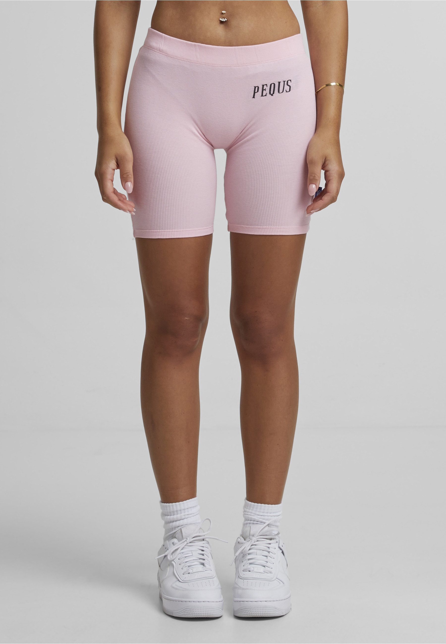 PEQUS Radlerhose PEQUS PEQUS Logo Biker Shorts rosa (1-tlg)