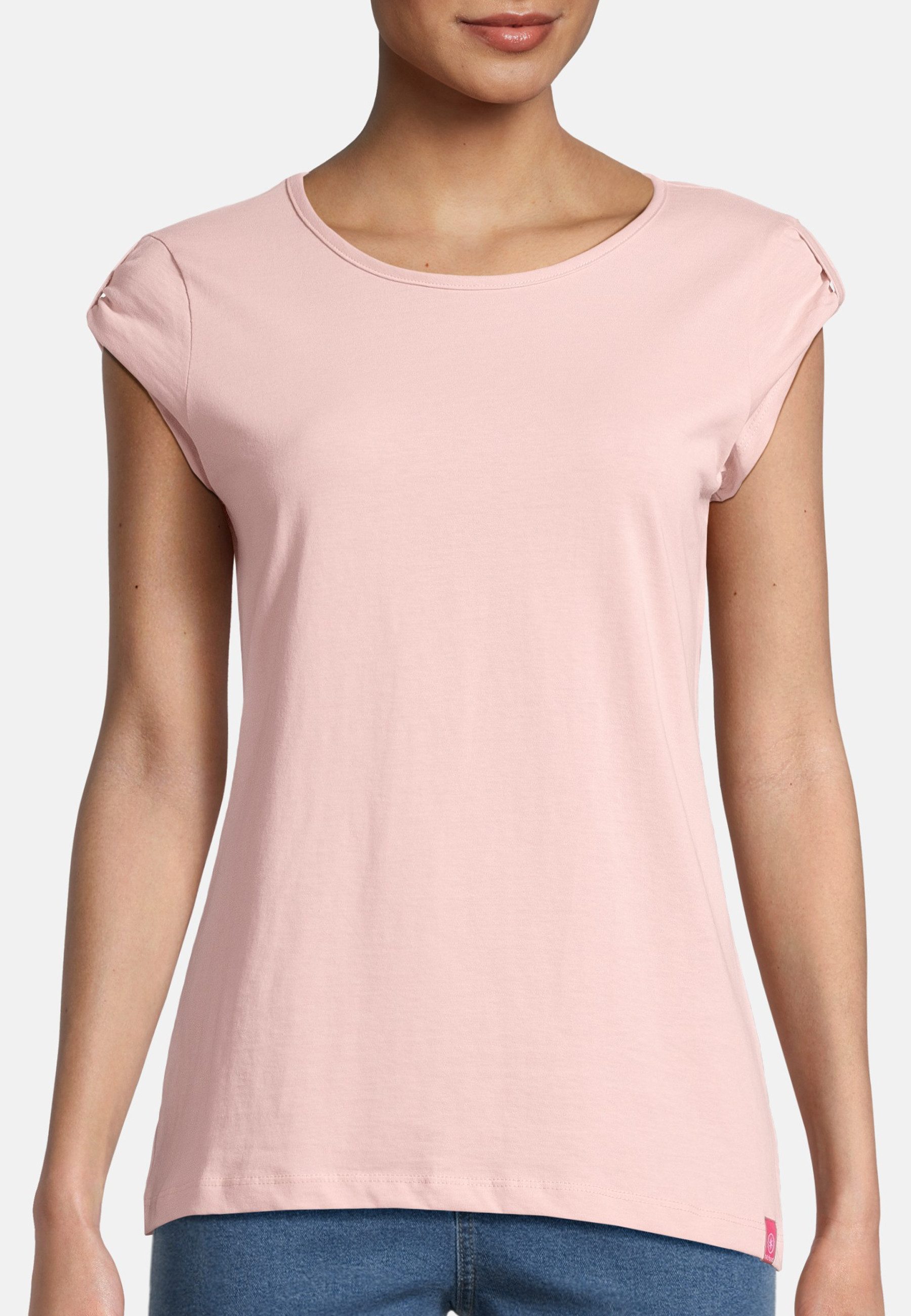 salzhaut T-Shirt BIIKE Damen Tailliert Endlich wieder Sommer! bequemes T-Shirt, Shirt, Top, Oberteil