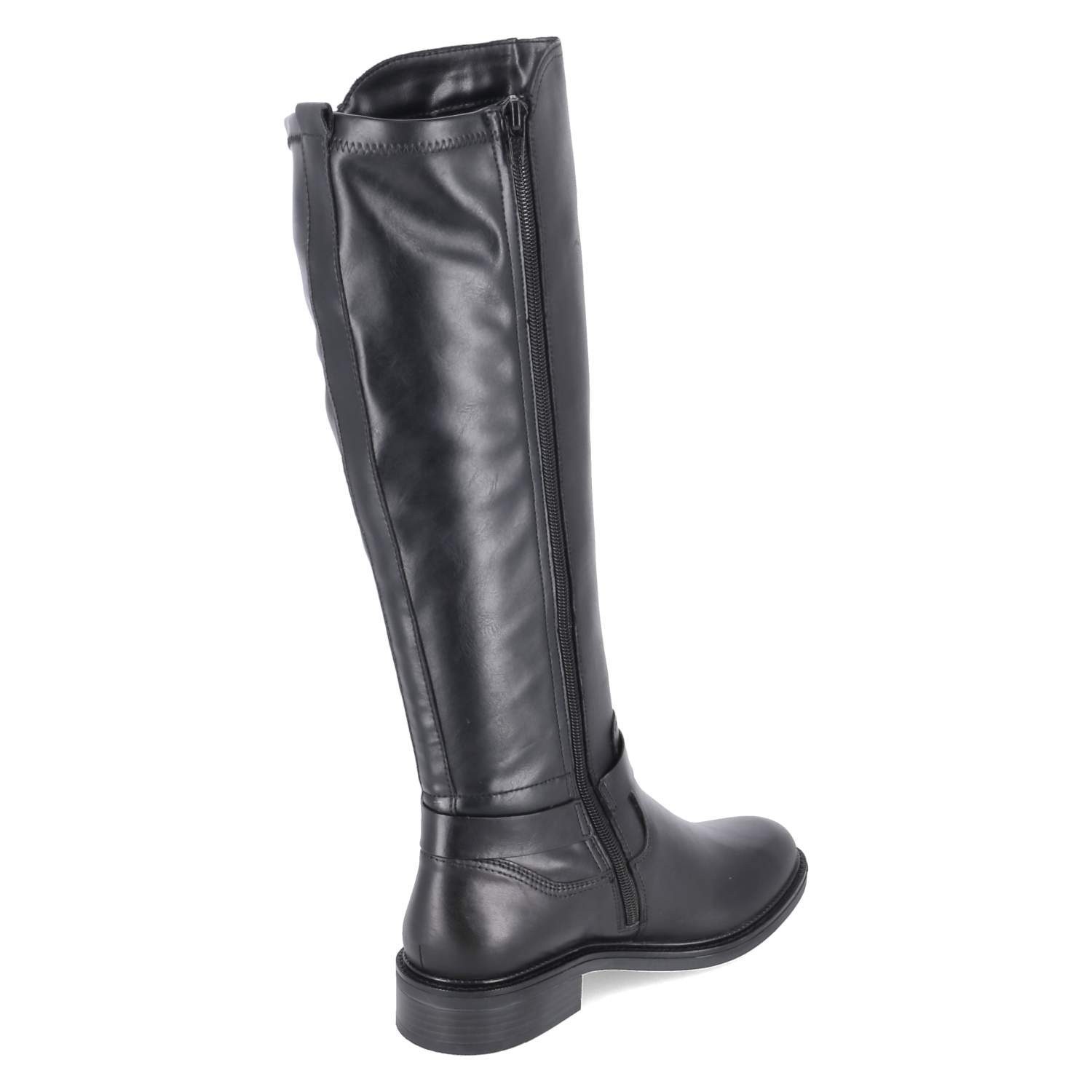 Remonte Remonte Klassische Stiefel D2W77-00 Damen Leder und Synthetik black Stiefel – Bild 4 von 5