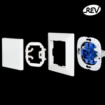 REV Lichtschalter unterputz Einsatz Taster beleuchtet (FUTURA, MATRIX, OPTIMA, QUADRO, RADIUS, STUDIO und VARIO)