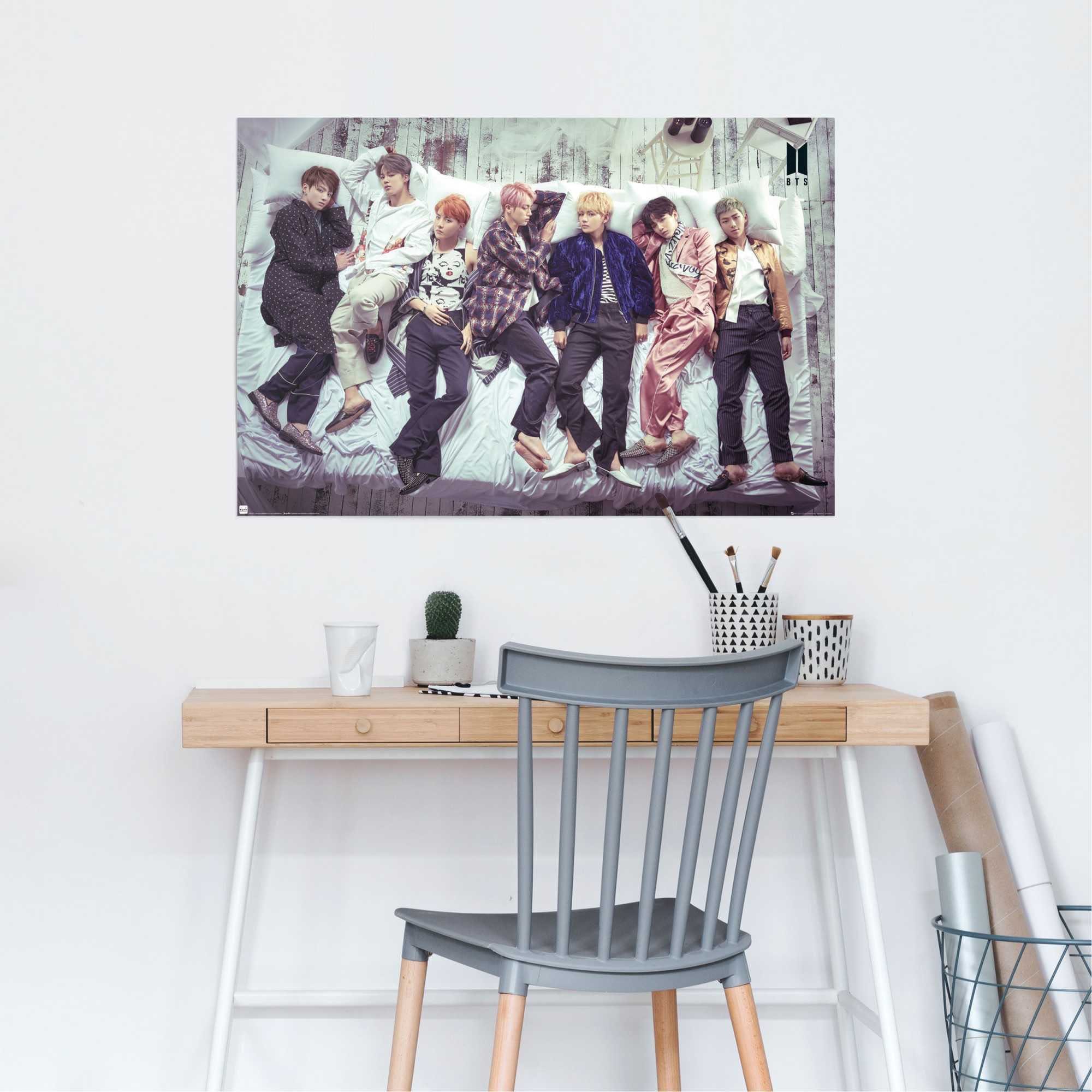 Reinders! Poster Poster BTS (1 - Bangtan Orchester Band Bett - St) Bands & Boys