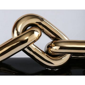 Caldine Skulptur Moderne Goldkette Dekor Kunst Pop Art Design Skulptur
