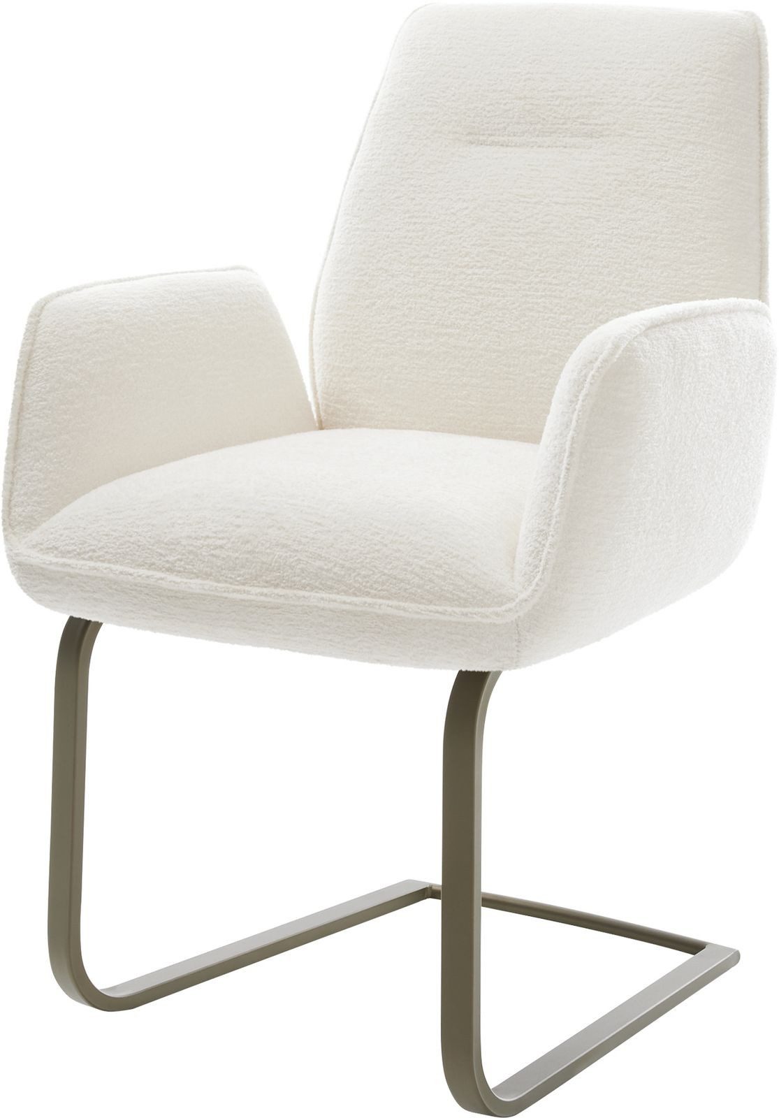 DELIFE Polsterstuhl Zoa-Flex, Freischwinger flach Effektfinish günstig online kaufen