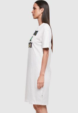 Merchcode Shirtkleid Merchcode Damen Ladies Please X Organic Oversized Slit Tee Dress (1-tlg)