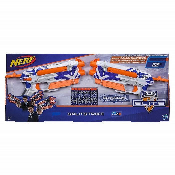 Hasbro Spielzeug-Gartenset C3135EU5 Nerf Nerf Splitstrike 2 in 1 Blaster
