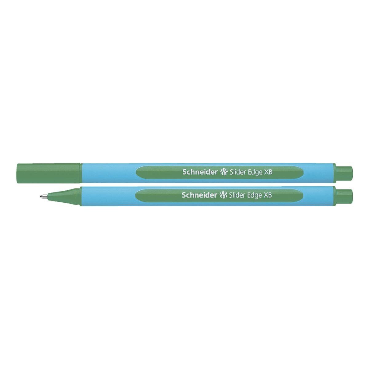 Schneider Kugelschreiber Slider Edge XB 1522, mit Kappe, Strichbreite: 0,7 mm (XB) grün