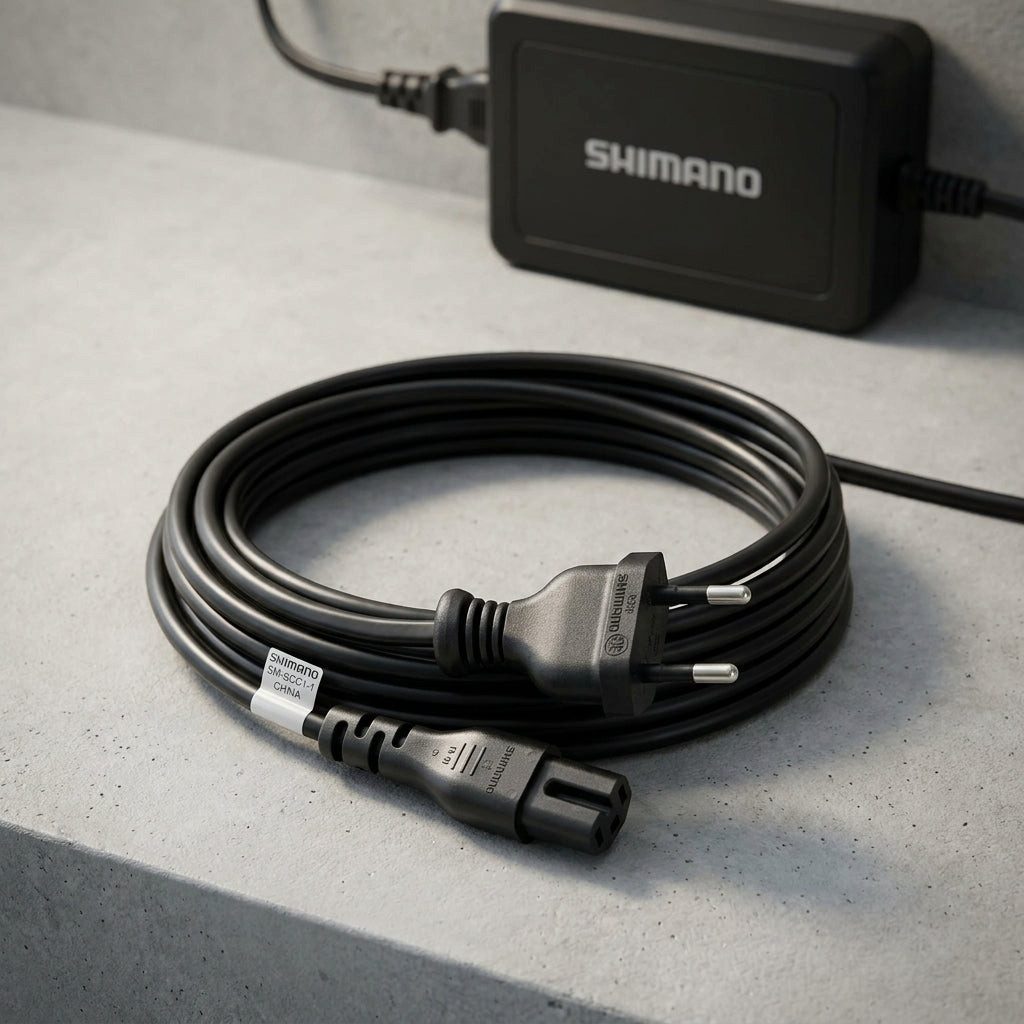 Shimano SHIMANO Stromkabel für Ladegerät EC-E6002, EC-EN814, SM-BCR1 - zuverlä E-Bike Akku