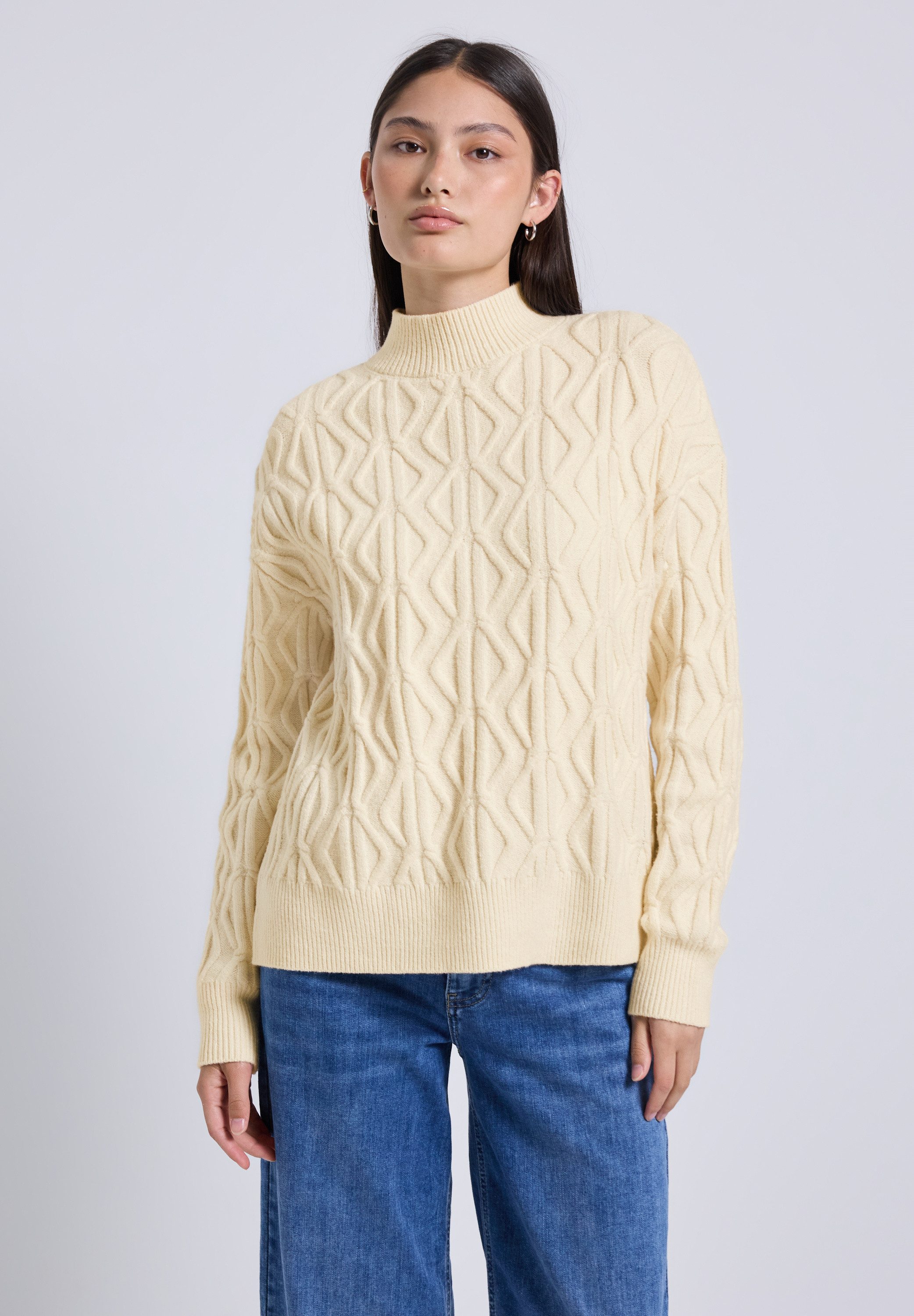 STREET ONE STUDIO Strickpullover mit Turtleneck günstig online kaufen