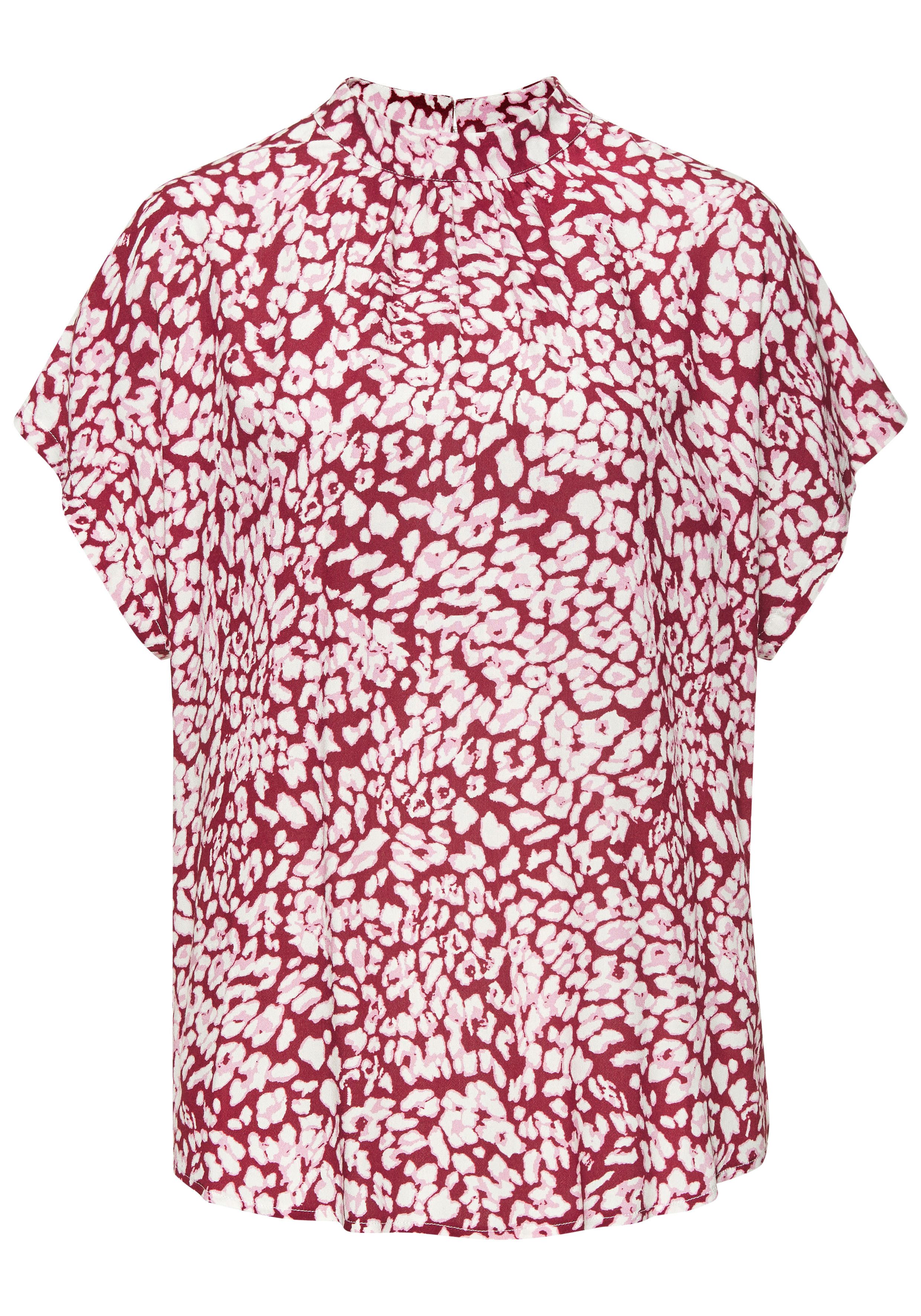 LASCANA Kurzarmbluse mit Alloverdruck, Damenbluse, sportlich elegant günstig online kaufen