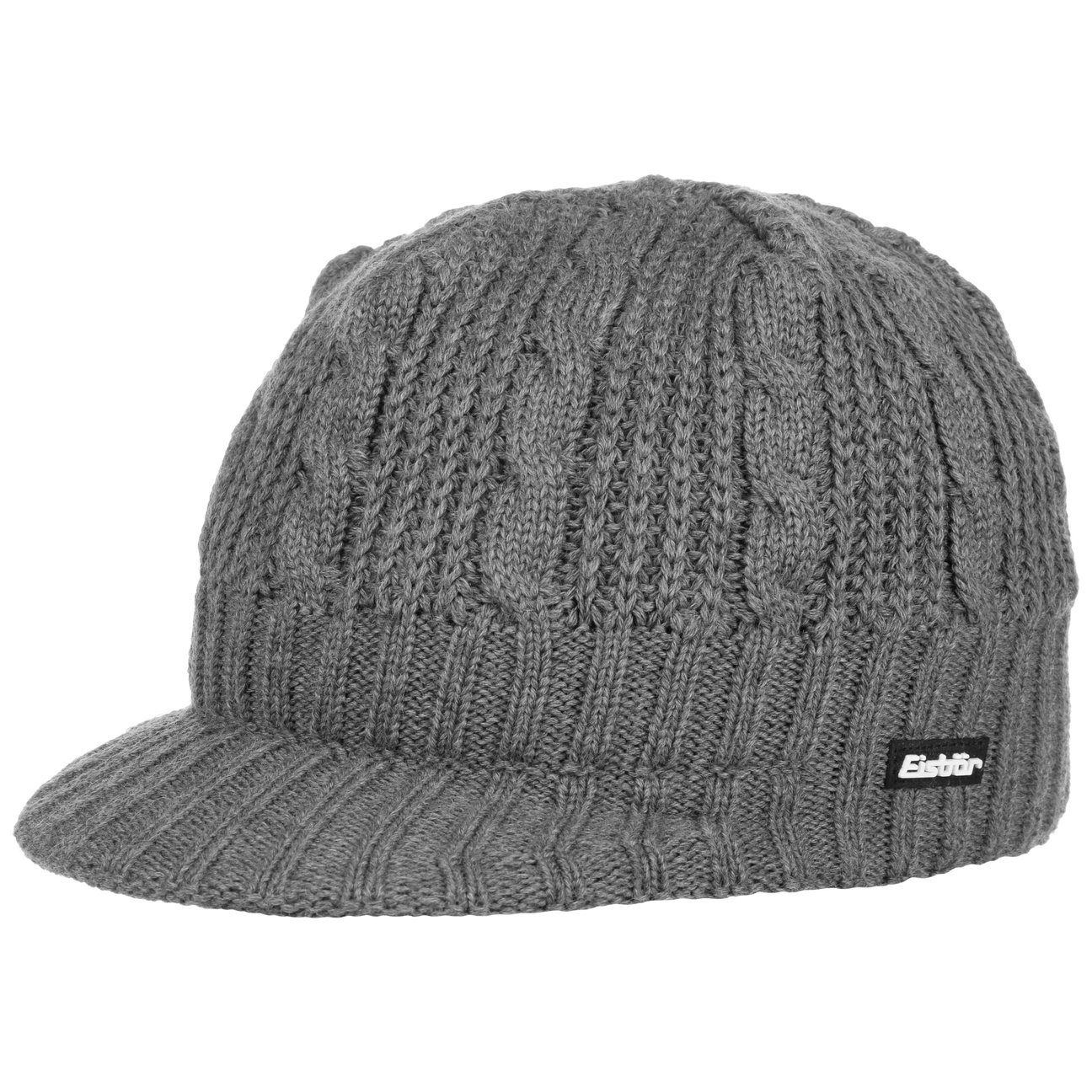 Eisbär Strickmütze (1-St) Strickcap mit Schirm, günstig online kaufen