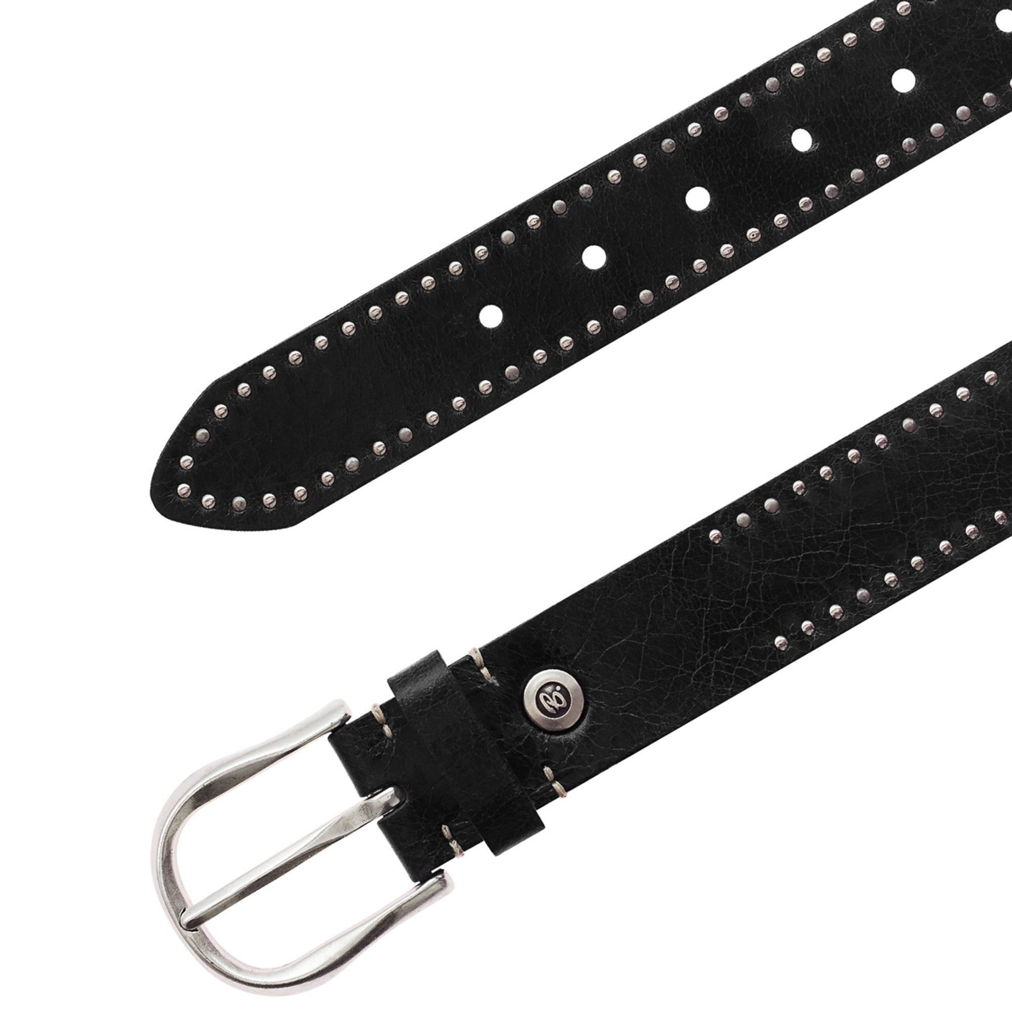 b.belt Ledergürtel Dornschließe günstig online kaufen