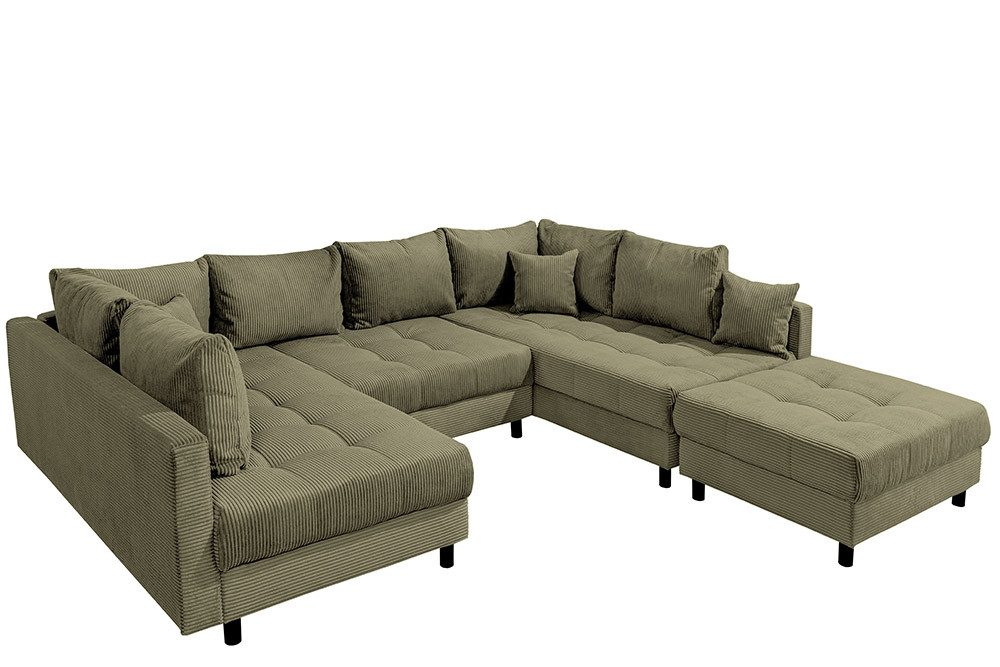 riess-ambiente Wohnlandschaft KENT 305cm grün / günstig online kaufen