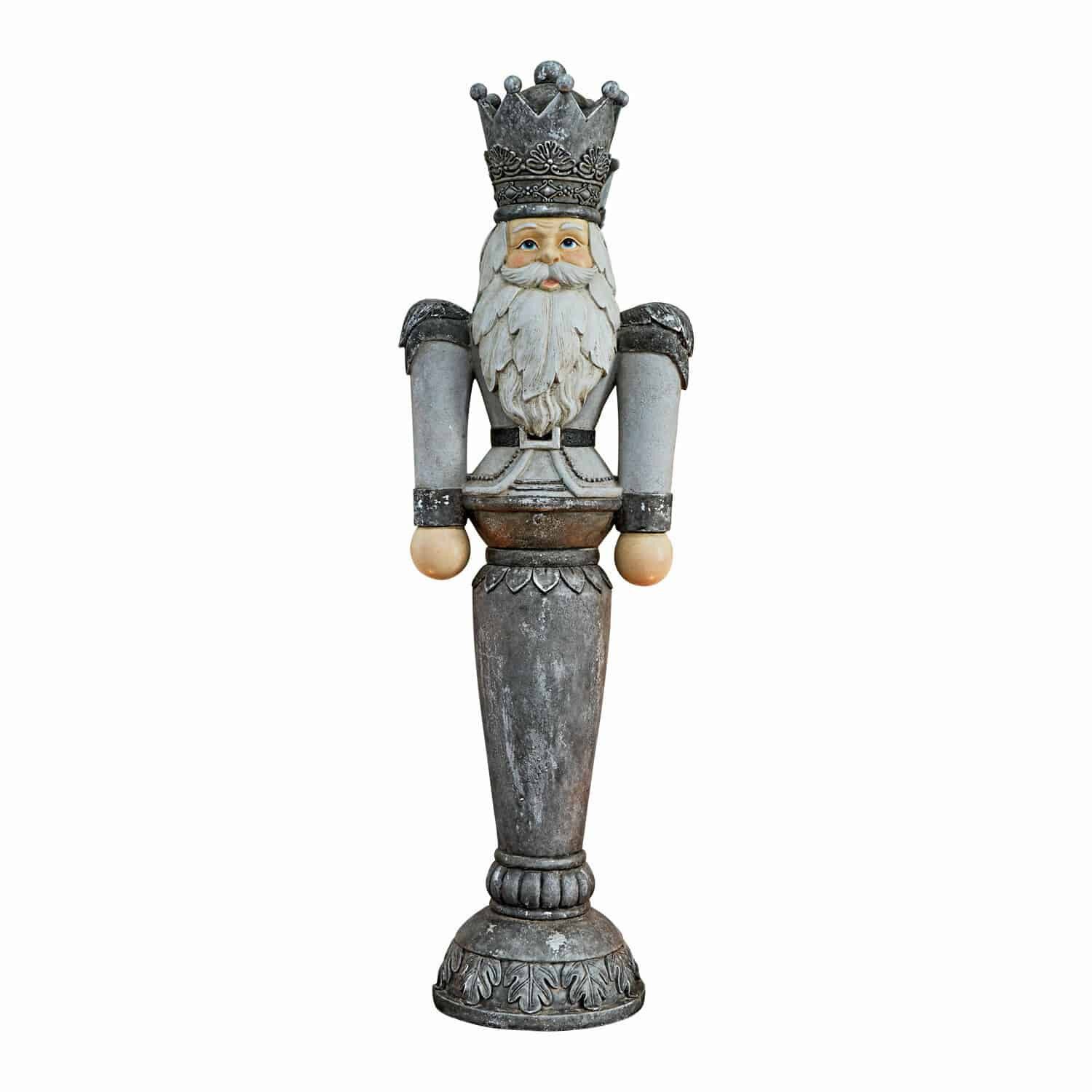 Mirabeau Weihnachtsfigur Deko-Figur Carter antikgrau (kein Set, kein Set)