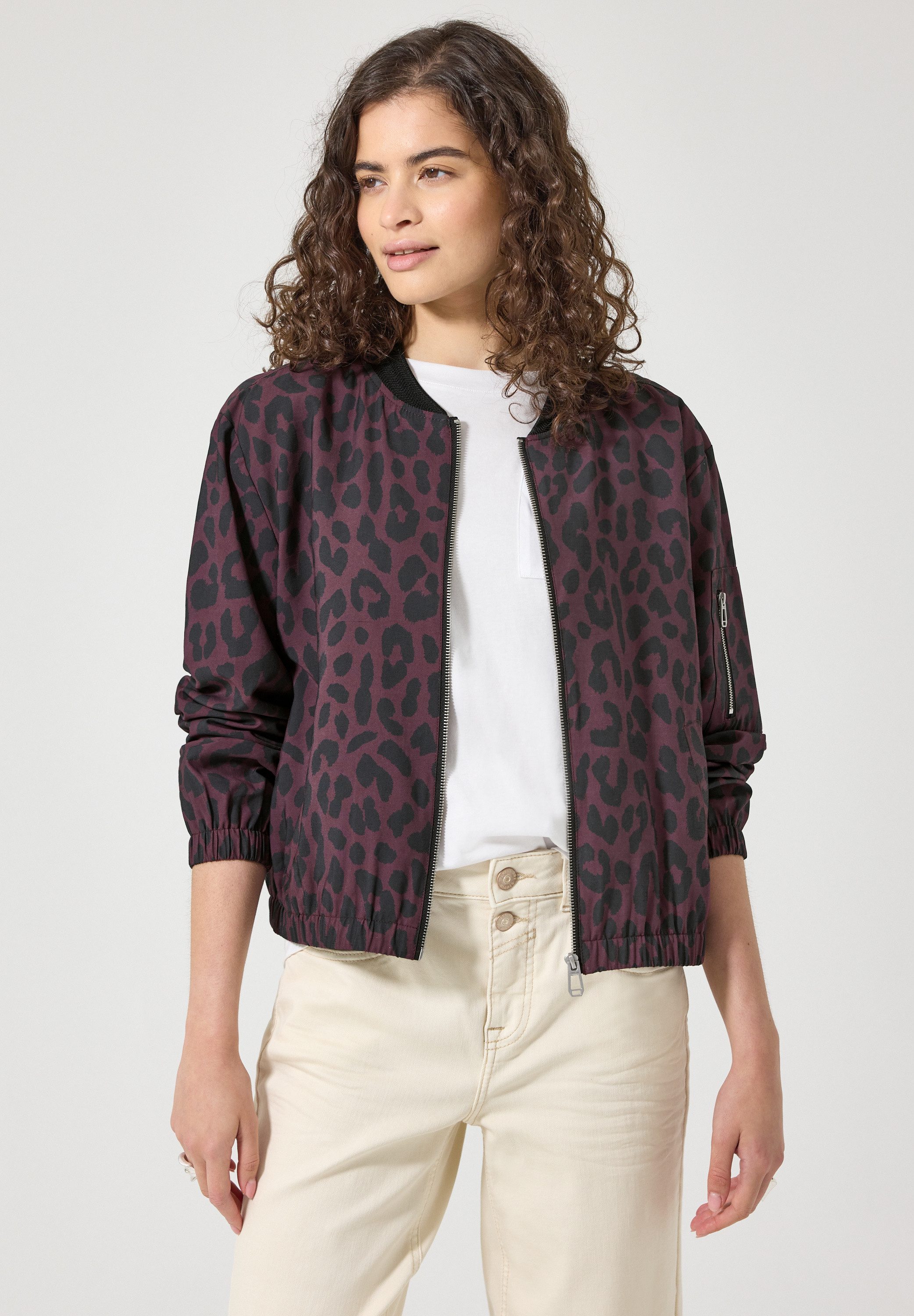 STREET ONE STUDIO Blouson im Leo Design