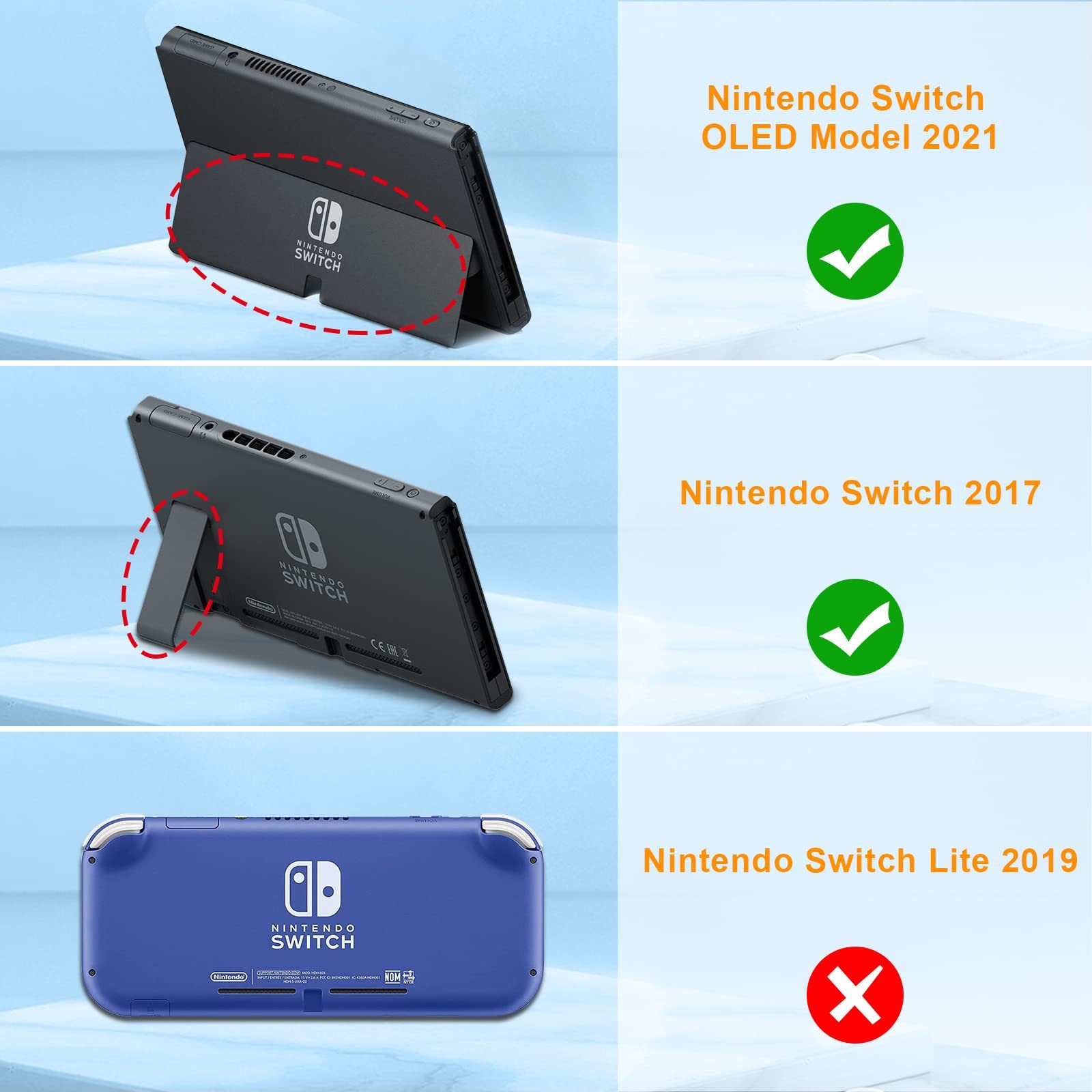 Fintie Nintendo-Schutzhülle Tragetasche Kompatibel mit Nintendo Switch/Switch OLED Modell, mit 10 Spielkartenhaltern, Stoßfeste Reisetasche für Konsole & Zubehö – Bild 2 von 5