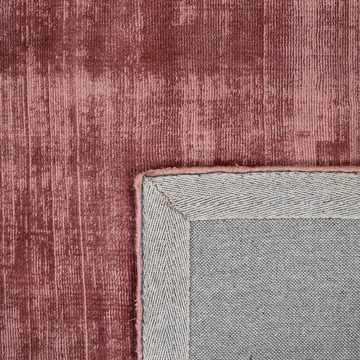 Teppich Wohnzimmer Teppich Kurzflor Handgemacht Einfarbiges Elegant, TT Home, Läufer, Höhe: 12 mm