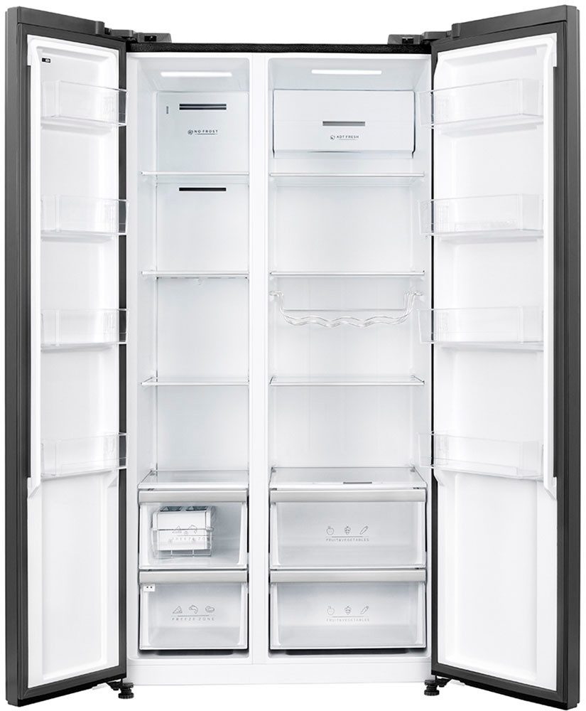 Hanseatic Side-by-Side HSBS17590BBI, 179,3 cm hoch, 91 cm breit