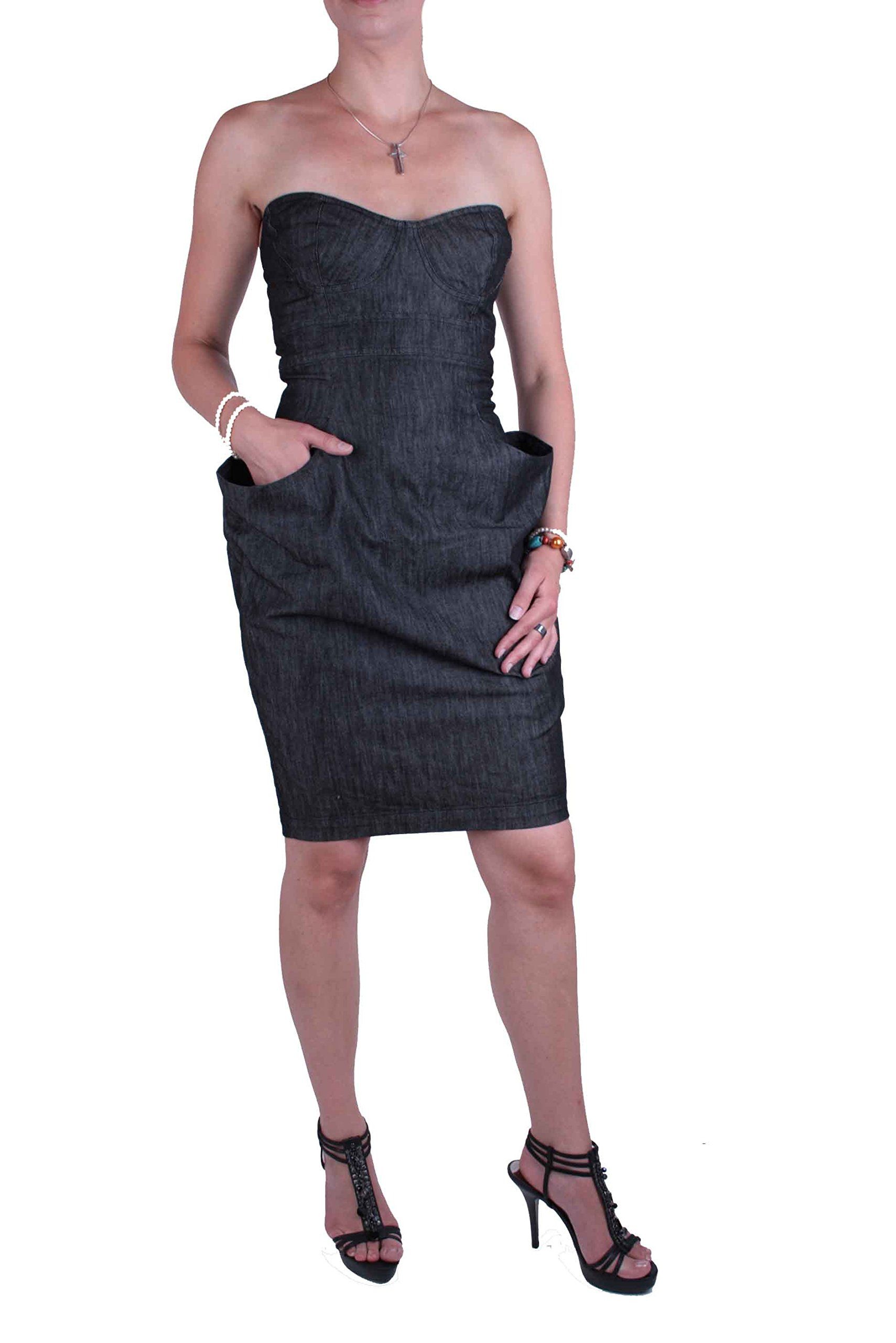 Diesel Minikleid Diesel Jeanskleid Minikleid Corsage NYSS08.10