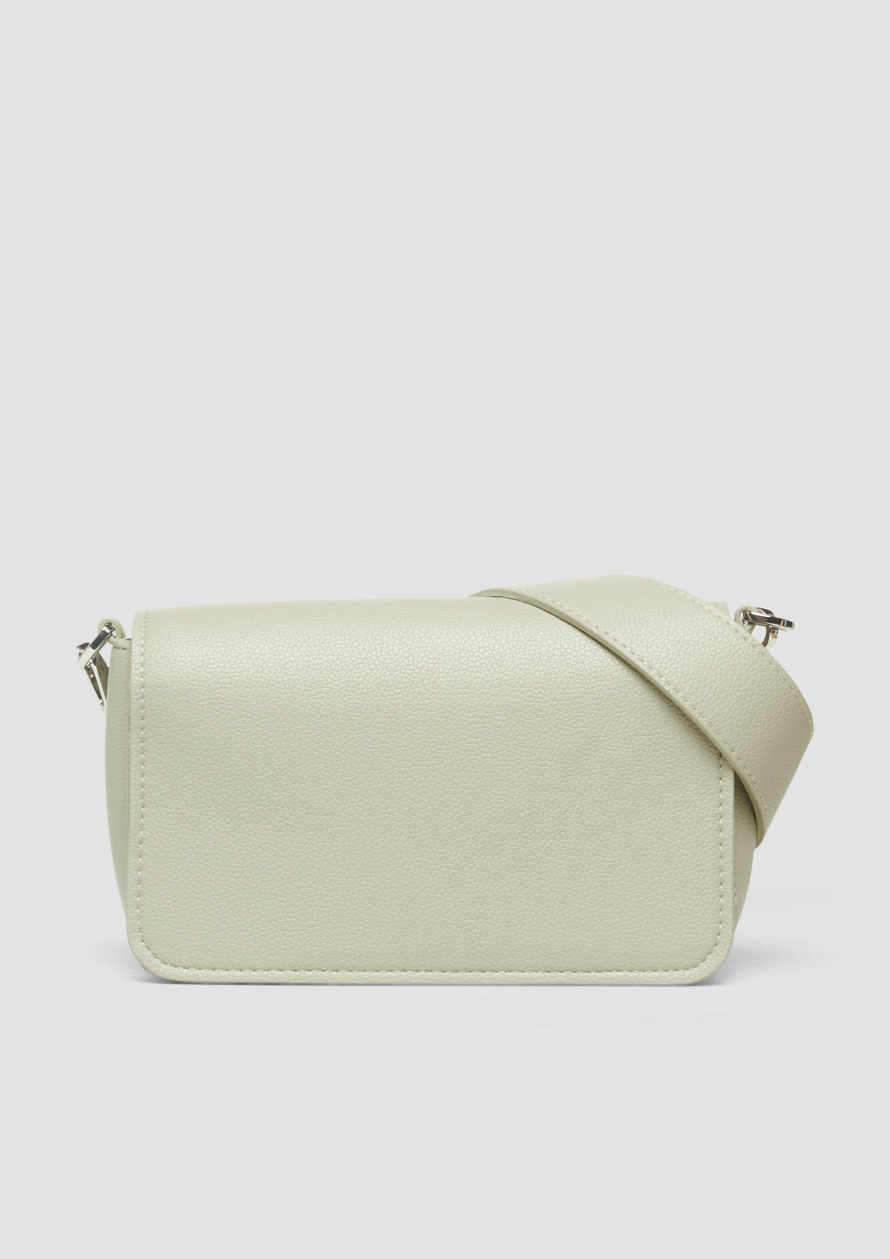Tragetasche Crossbody-Bag aus Lederimitat mit Logo-Schultergurt