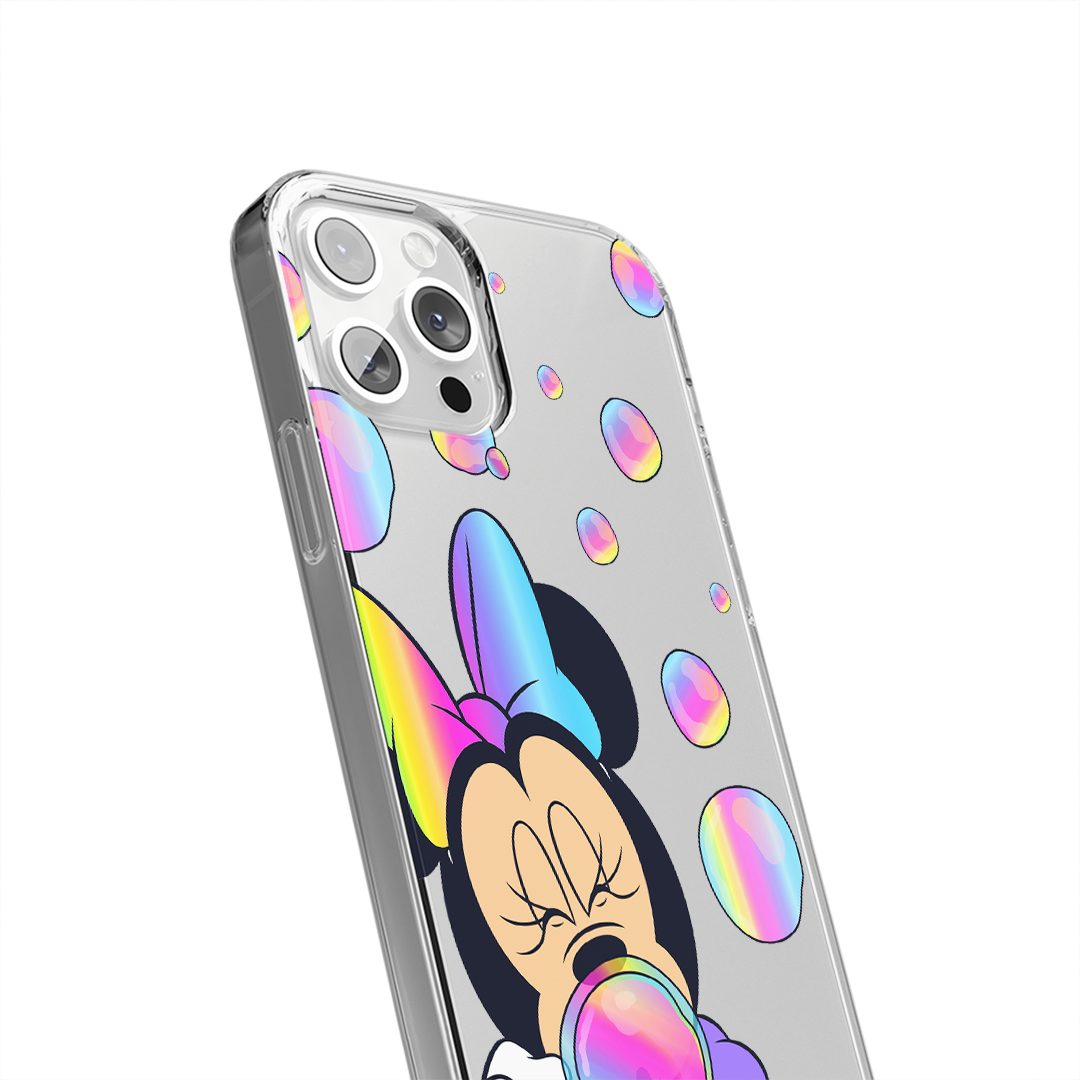 Disney Bumper Handyhülle Minnie-052 Disney Partial Print Transparent