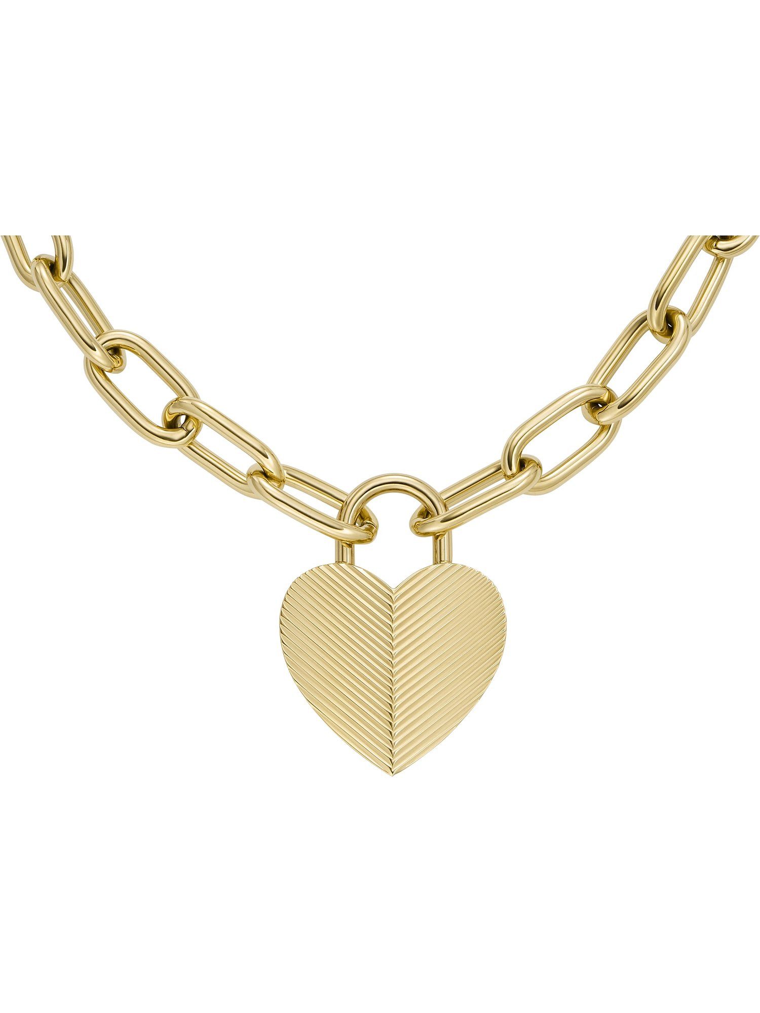 Fossil Collier Fossil Damen-Kette Edelst...