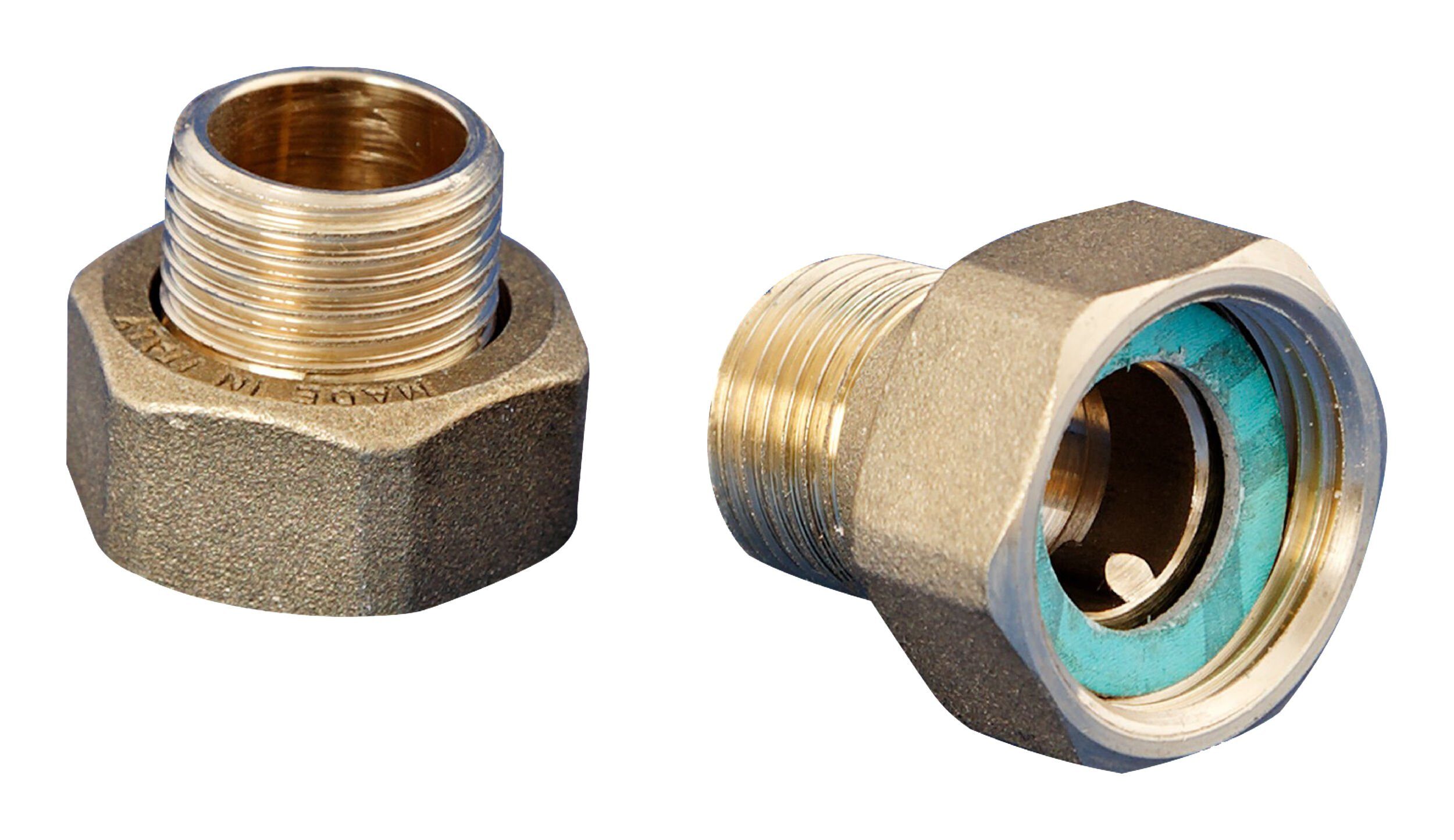 Wilo Umwälzpumpe, Adapter G 1½ / G 2 Gewindering aus Messing f. Wilo-Pumpen