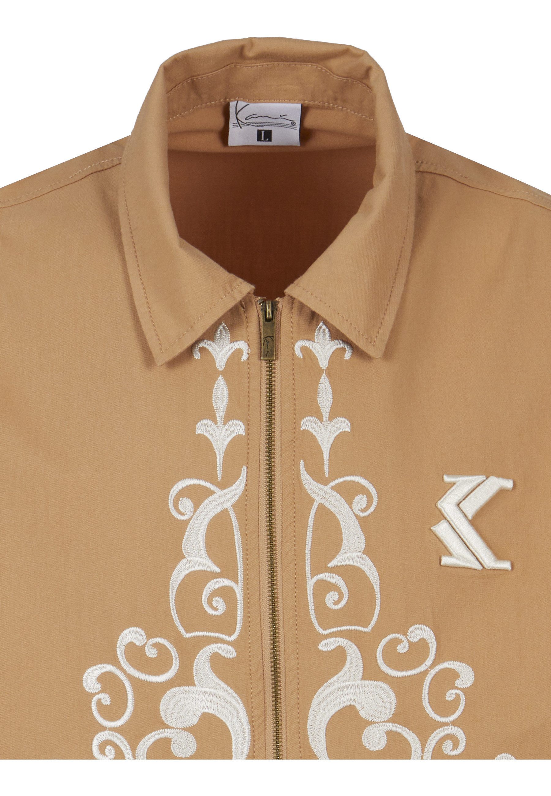 Karl Kani Langarmhemd Karl Kani Herren KM241-009-1 Karl Kani Og Ornament Woven Shirt (1-tlg)