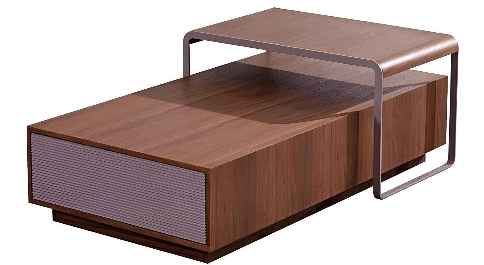 Xlmoebel Couchtisch Designer-Couchtisch aus Holz mit modernem, klaren Design (Couchtisch, 1-St., Couchtisch), Hergestellt in Europa
