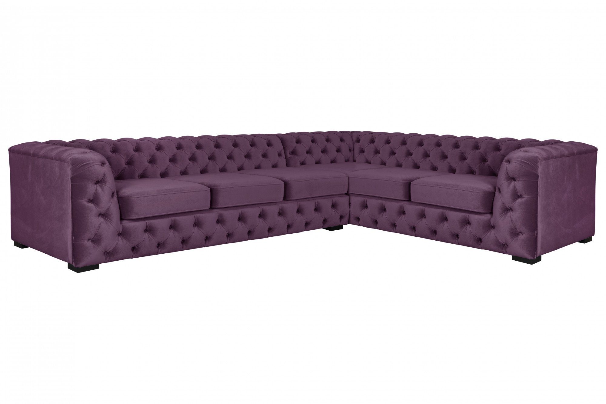 Home affaire Chesterfield-Sofa KALINA L-Form, hochwertig günstig online kaufen