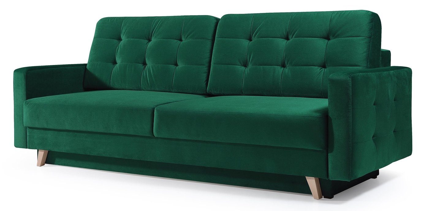 Beautysofa Schlafsofa Schlafsofa TEXAS Steppung Sofa günstig online kaufen