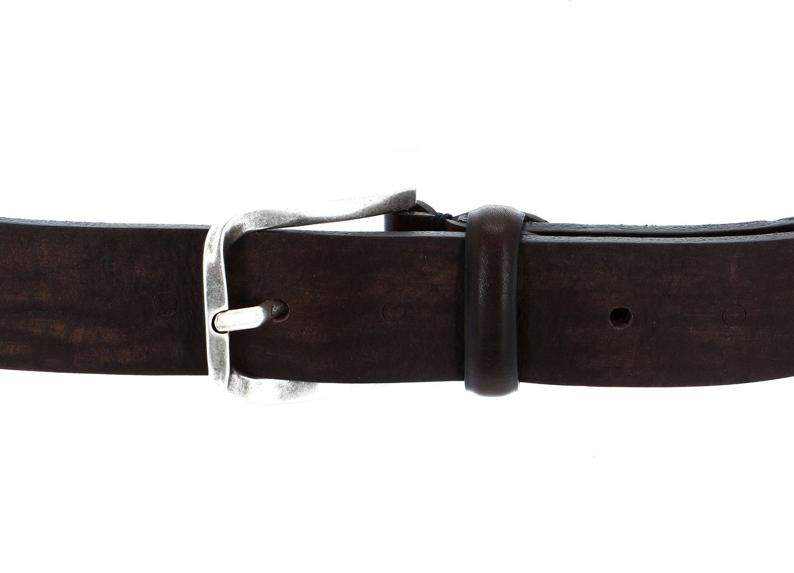 b.belt Ledergürtel Silver Ledergürtel aus echtem Leder