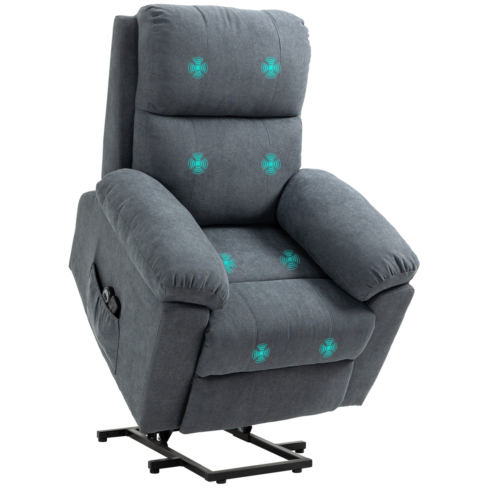 HOMCOM Massagesessel Relaxsessel, TV-Sessel, mit Liegefunktion, günstig online kaufen
