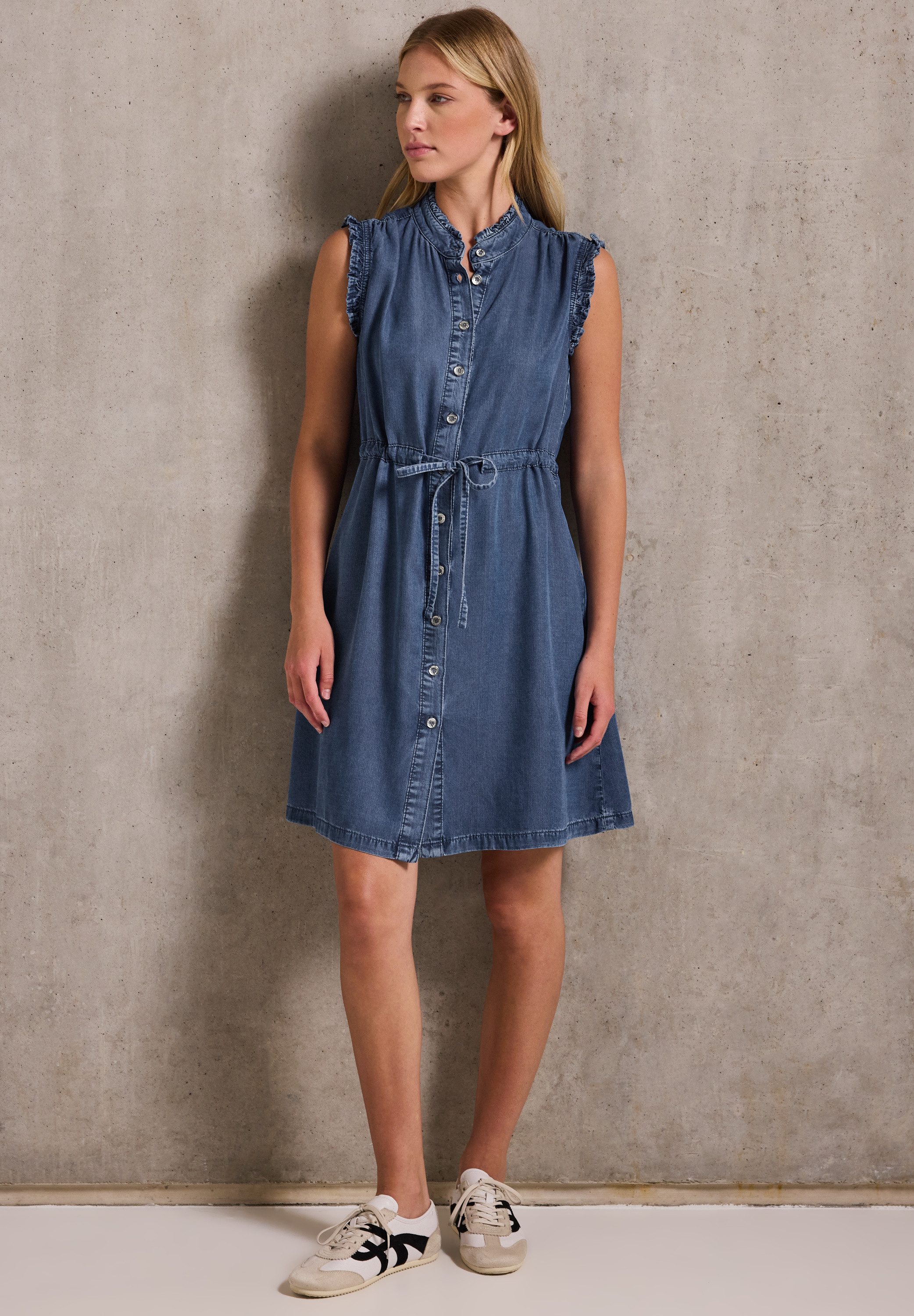 STREET ONE STUDIO Midikleid aus Lyocell günstig online kaufen