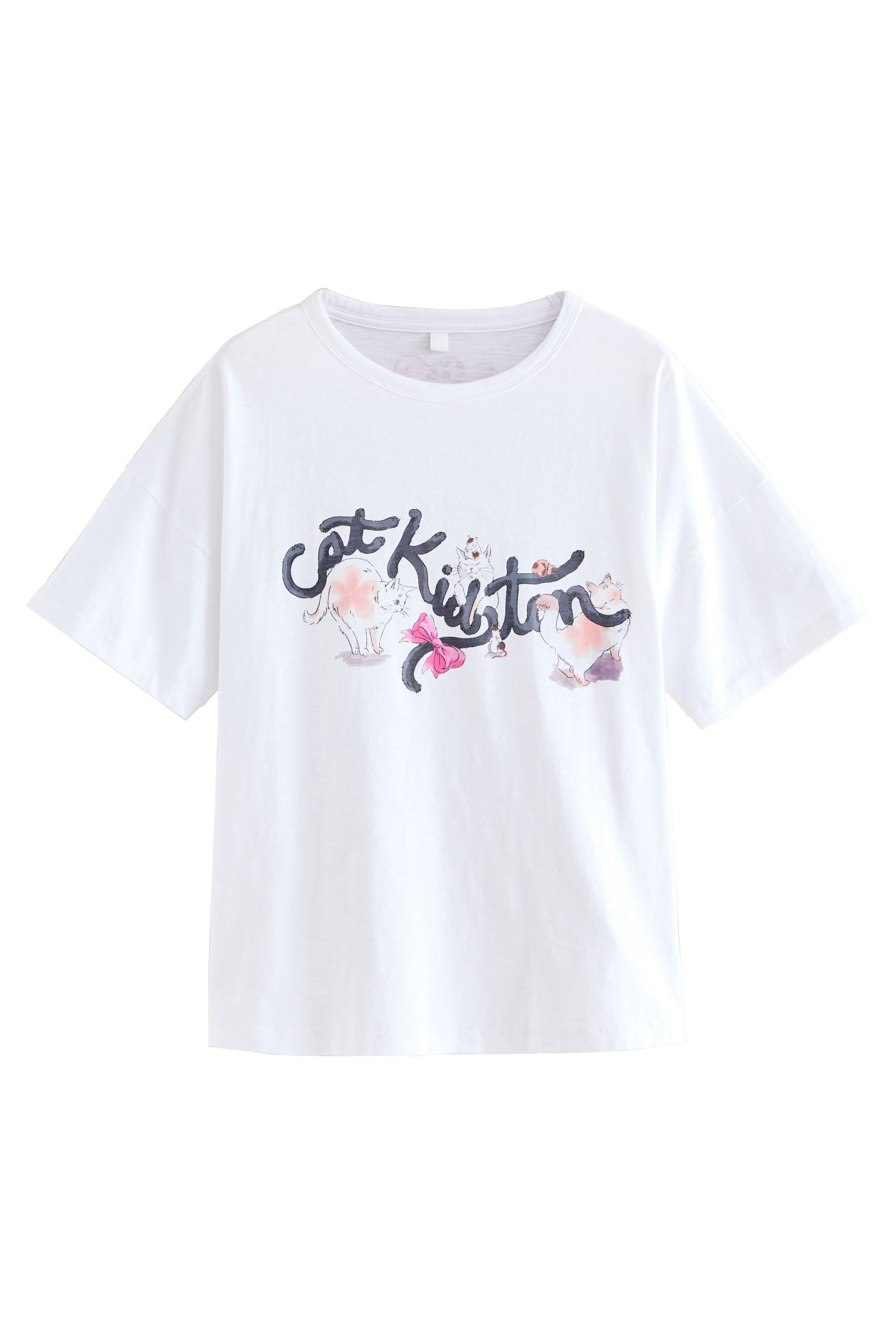 Cath Kidston T-Shirt Cath Kidston T-Shirt aus 100 % Baumwolle (1-tlg)