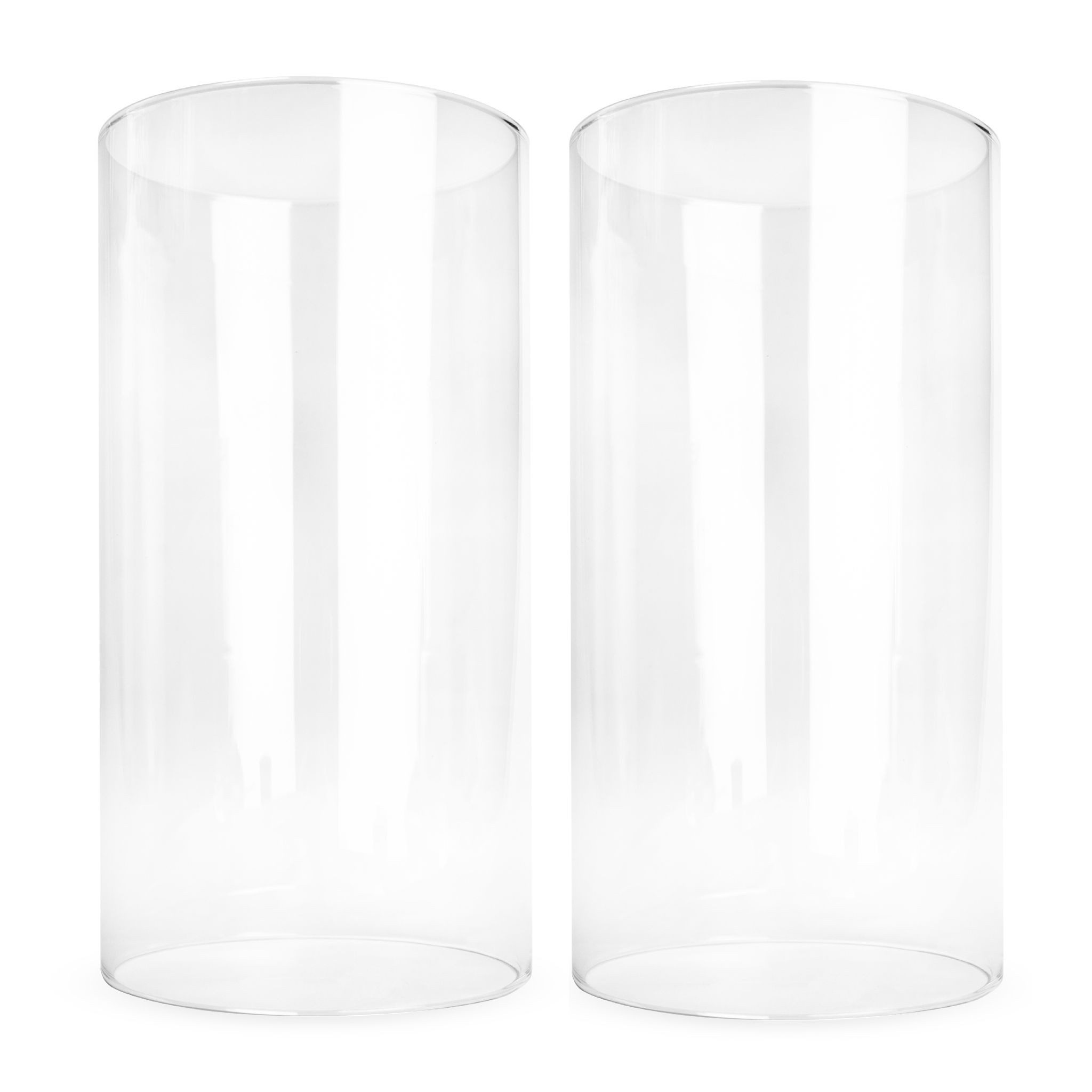 Sendez Windlicht 2 x Glaszylinder ohne Boden H:20cm Ø10cm Windgläser (2 St) günstig online kaufen