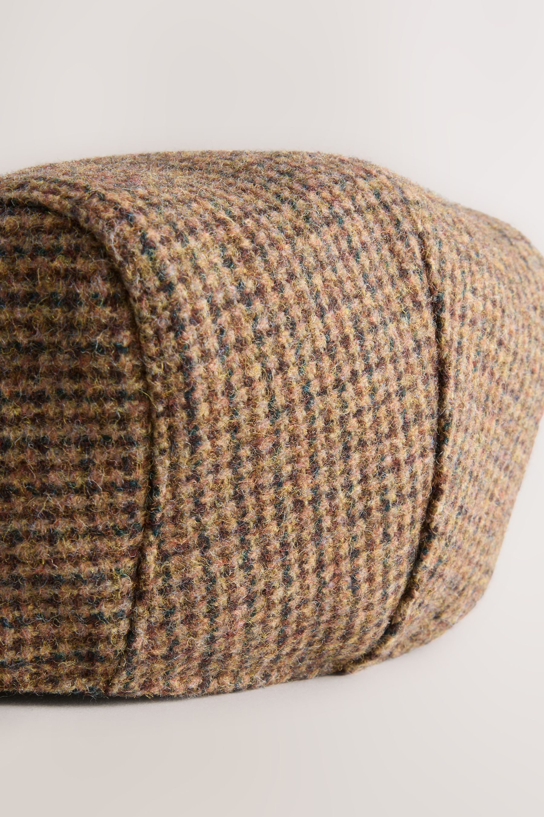 Next Schiebermütze Karierte Tellermütze aus Harris Tweed (1-St) günstig online kaufen