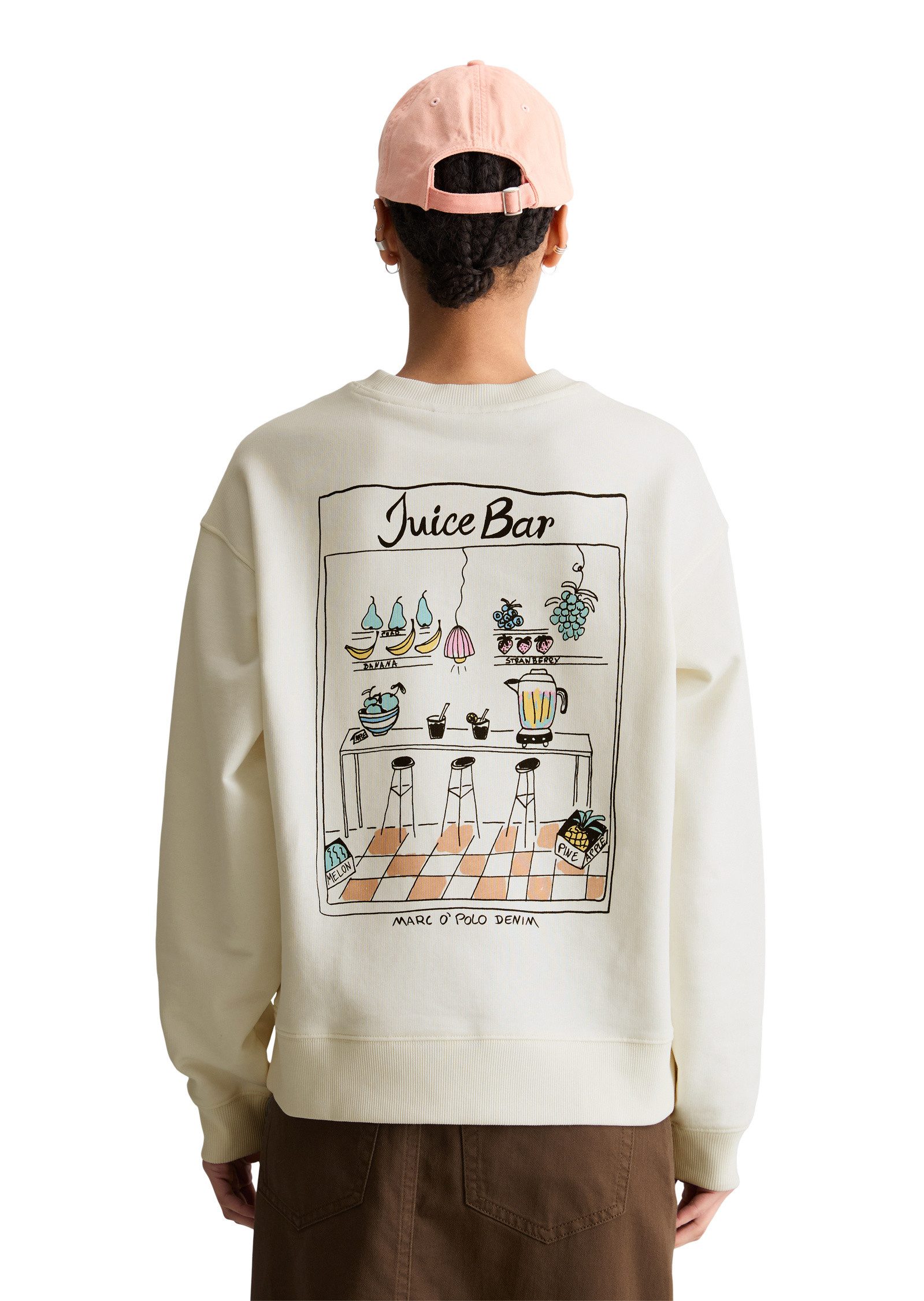 Marc O'Polo DENIM Sweatshirt aus softem French Terry