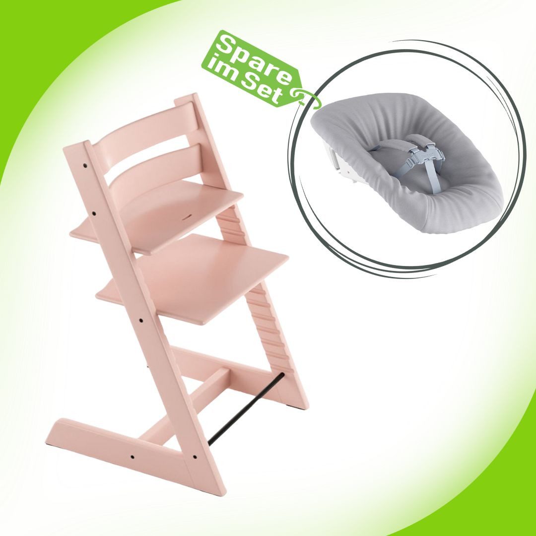 Stokke Hochstuhl Stokke Tripp Trapp Treppen Hochstuhl inkl. Newborn Set