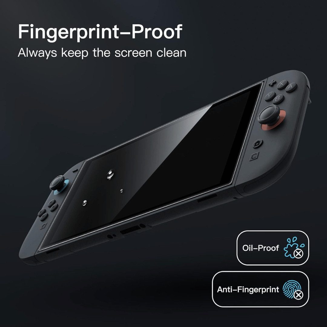 SmartUP Displayschutzglas 2X Schutzglas für Nintendo Switch Display Panzerfolie Full Screen 9H für Nintendo Switch, 2 Stück, Rundumschutz, passgenaue Verarbeitu – Bild 3 von 5