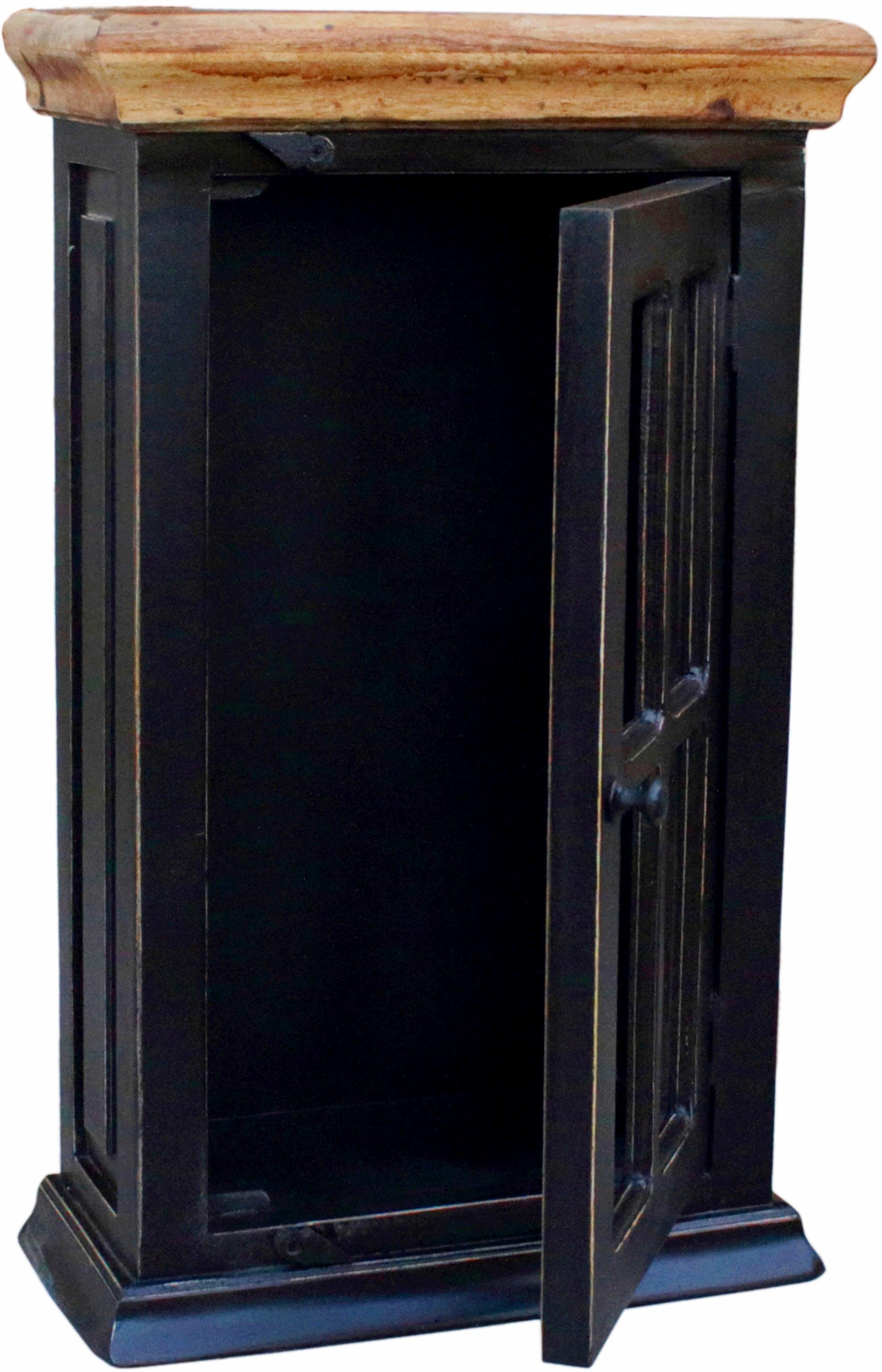 Shabby Chic, 44 cm, mit Corsica einer Tür, SIT Breite Vintage Hängevitrine