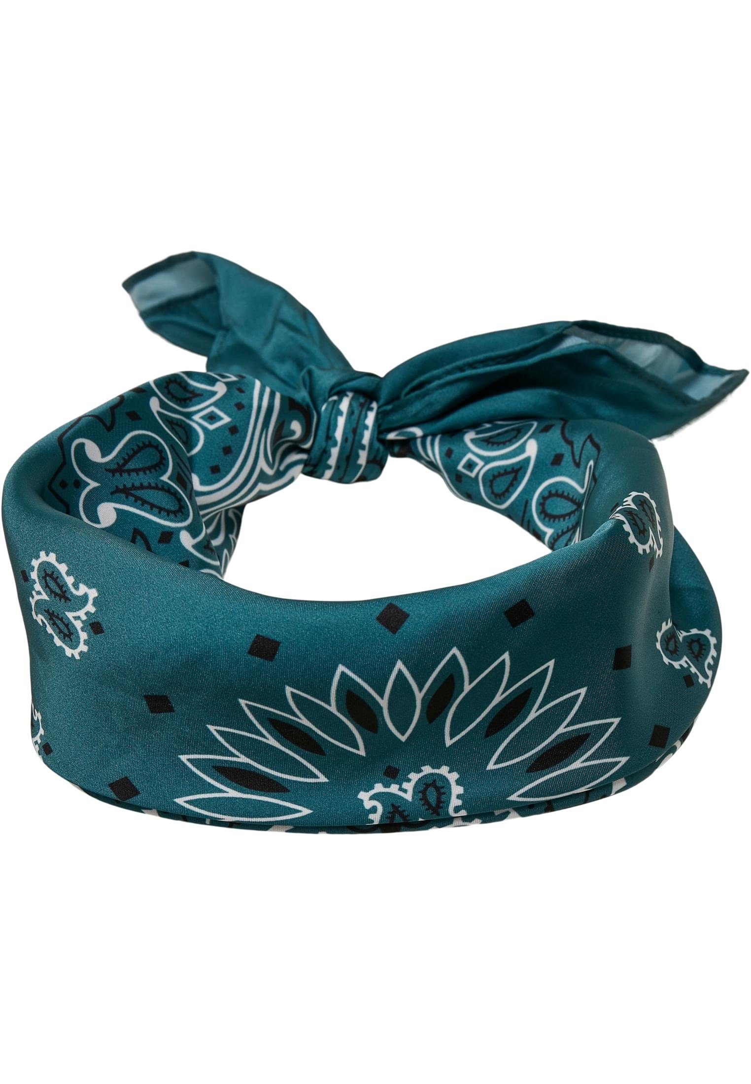 Bandana (1-St) Unisex cherry/teal Satin URBAN Loop CLASSICS 2-Pack,