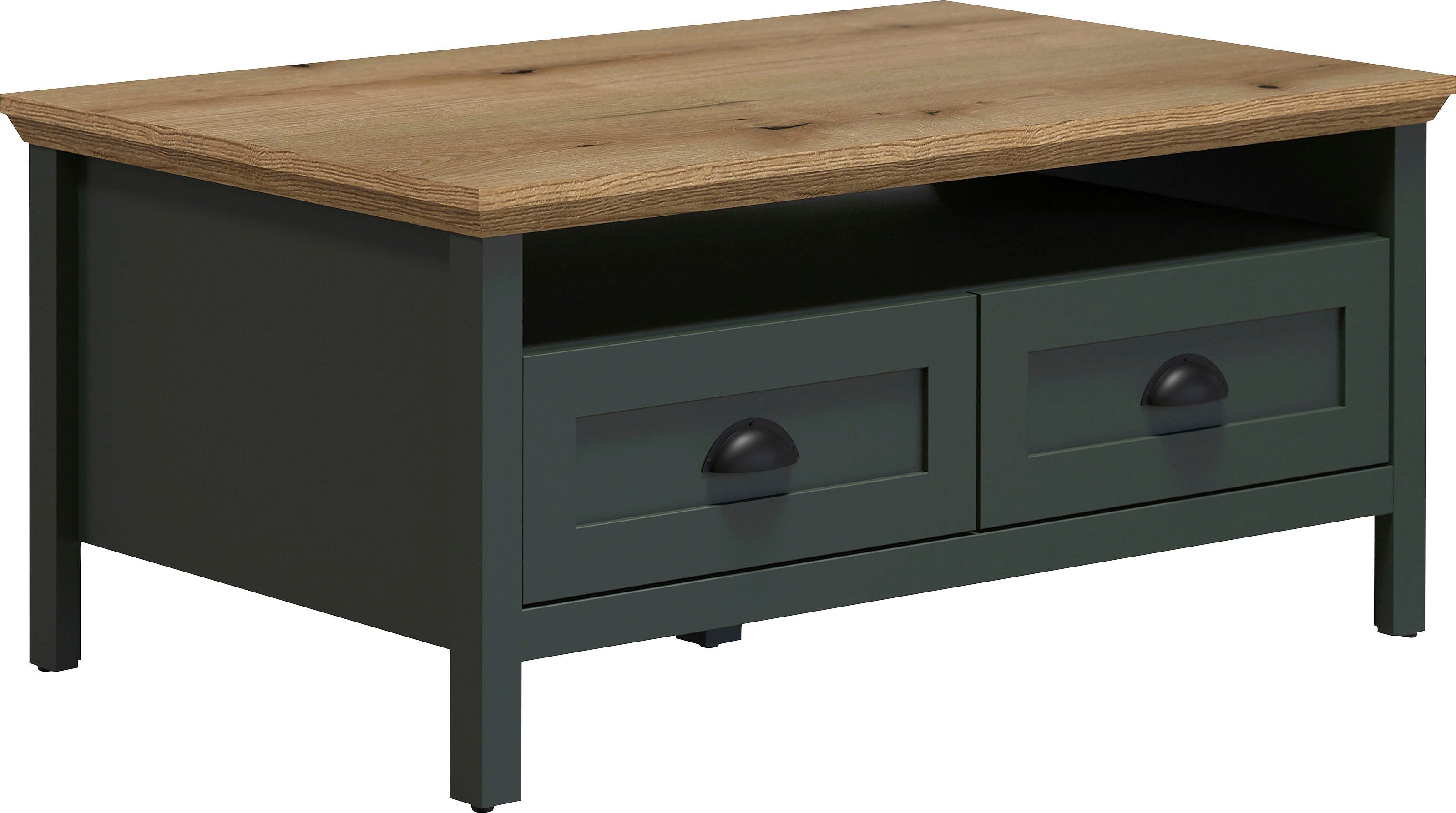 Home affaire Couchtisch Vienna (1-St), Sofatisch mit 2 Schubladen und Ablagefläche - (B/T/H) 101/60/45 cm