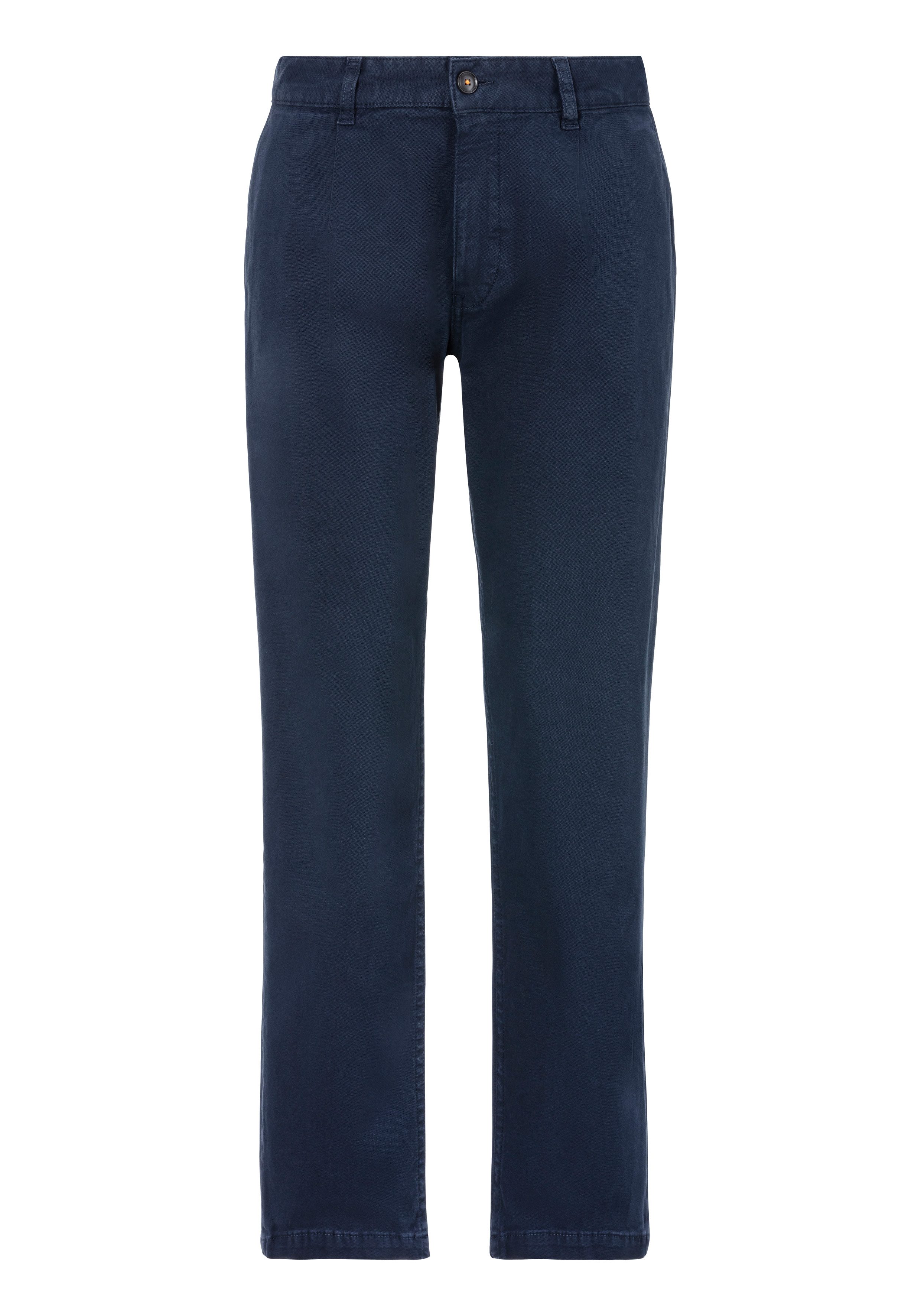 BOSS ORANGE Chinohose Chino-Pleated mit Markenlogo