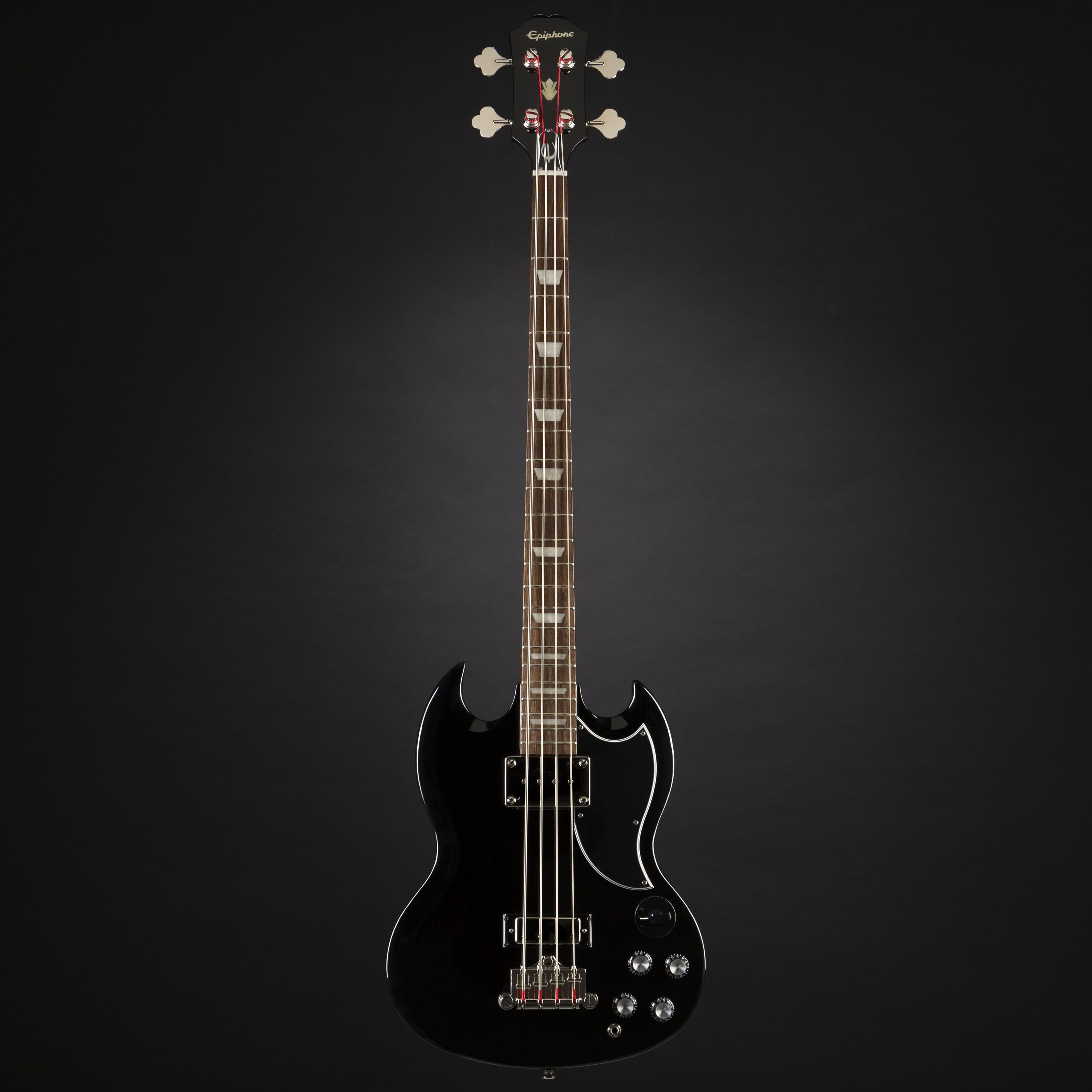 Epiphone E-Bass, EB-3 Ebony, E-Bässe, 4-Saiter E-Bässe, EB-3 Ebony - E-Bass