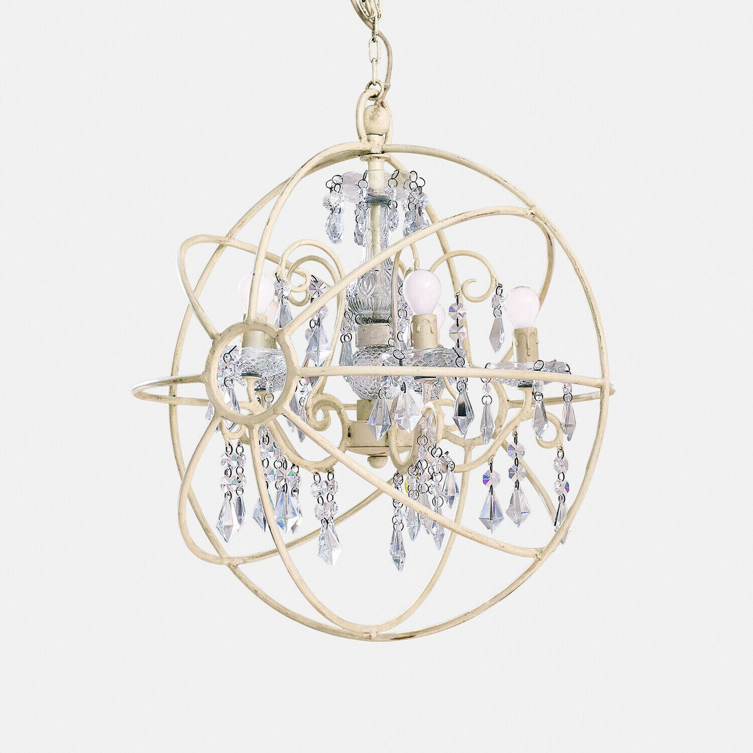 Mirabeau Kronleuchter Leuchter Élivienne antikcreme