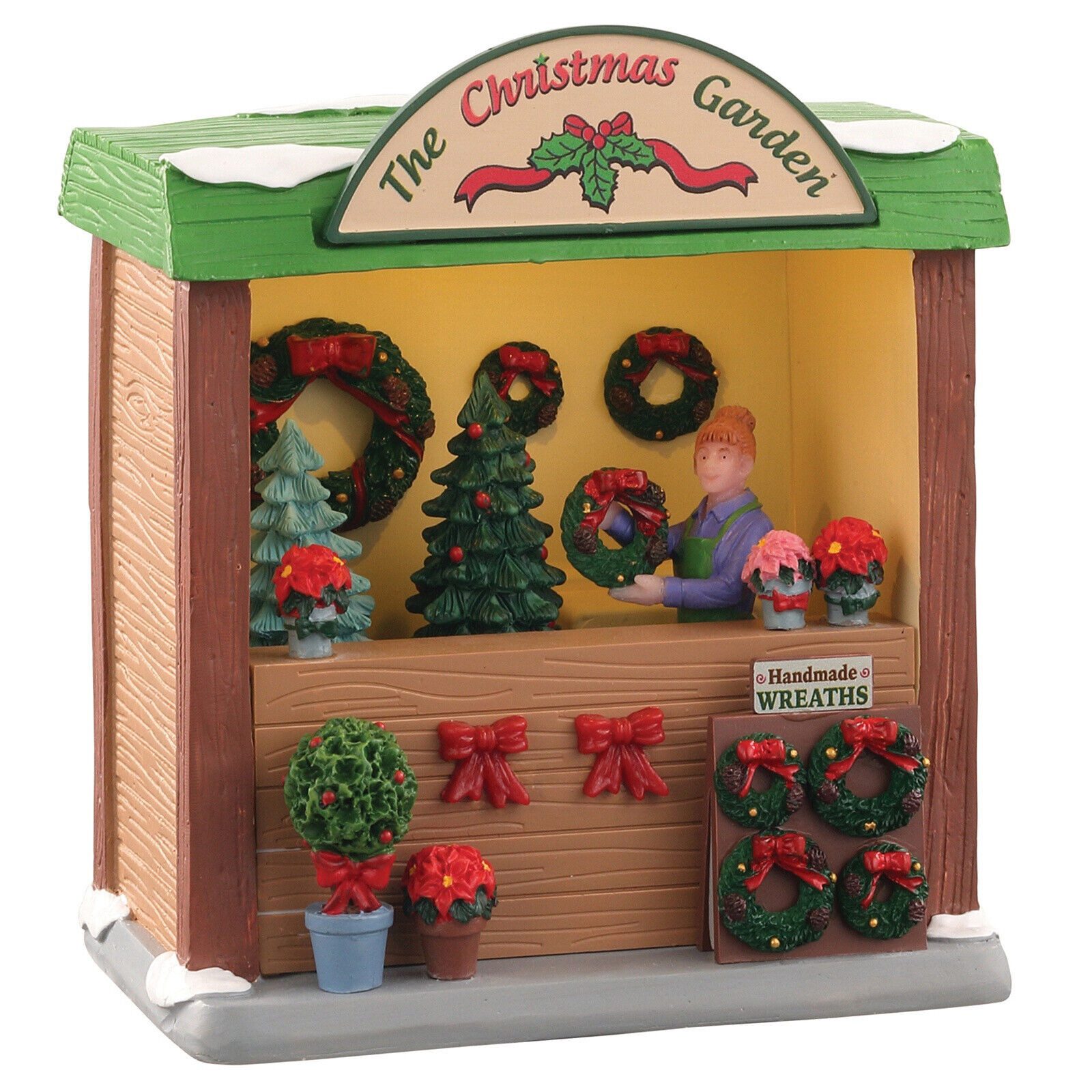 LeMax Dekoobjekt Weihnachts Marktstand Winterdorf Figuren THE CHRISTMAS GARDEN 04744