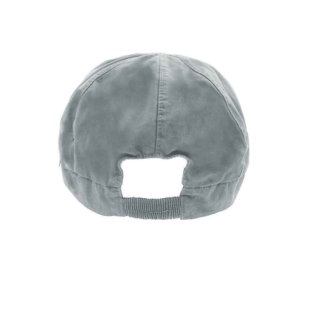 MAXIMO Schirmmütze GOTS MINI-Cap, Waschoptik Gummiriegel, Futter, UV 30 (1-St)
